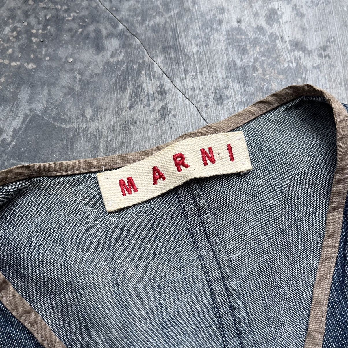 Marni × Vintage Marni blazer denim jacket Size ONE SIZE - 4 Thumbnail