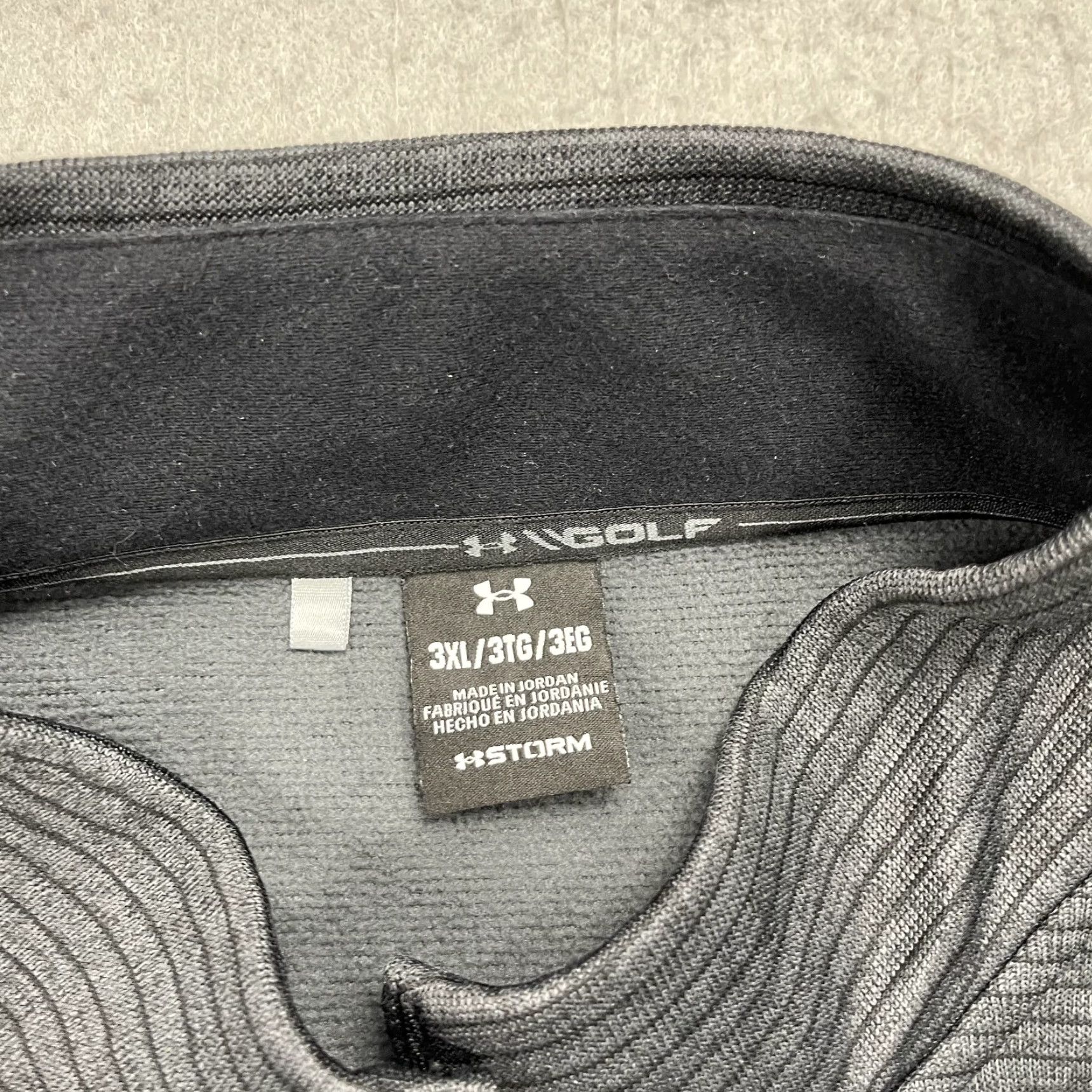 Under Armour Under Armour Jacket Mens 3XL Gray 1/4 Zip Storm Pullover Golf UA Jacket Mens 3XL Gray 1/4 Zip Storm Pullover Golf UA Size US XXL / EU 58 / 5 - 4 Thumbnail