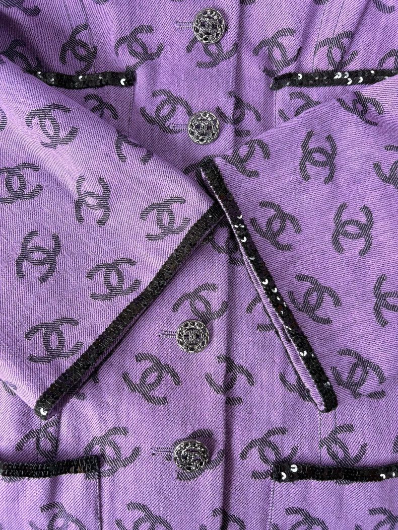Chanel Chanel 22S spring and summer double C full logo sequin rol Size XXS / US 00 / IT 34 - 5 Thumbnail