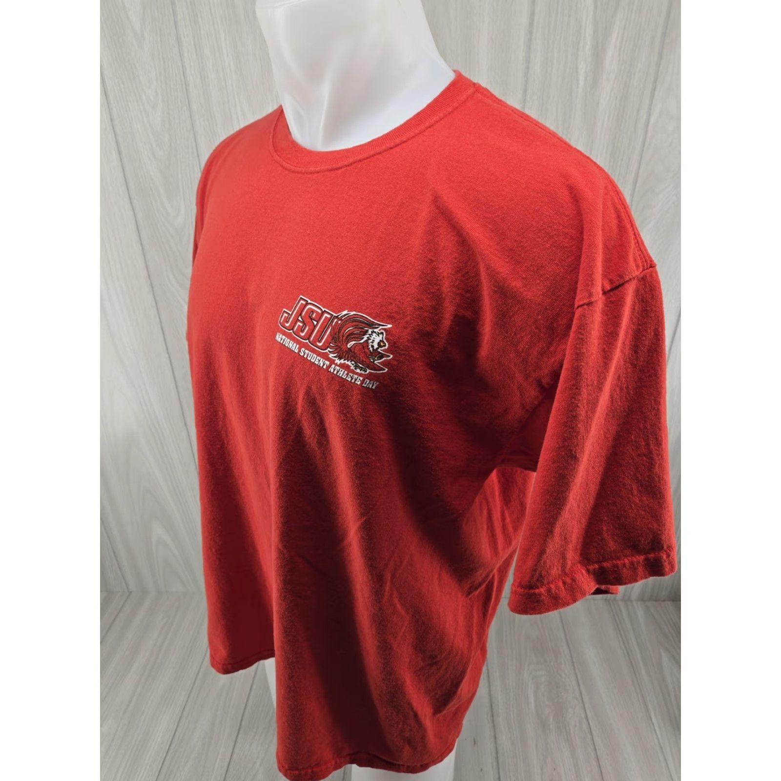 Gildan VINTAGE Jacksonville State JSU Gamecocks T-Shirt Red XL Mens Day Size US XL / EU 56 / 4 - 5 Thumbnail