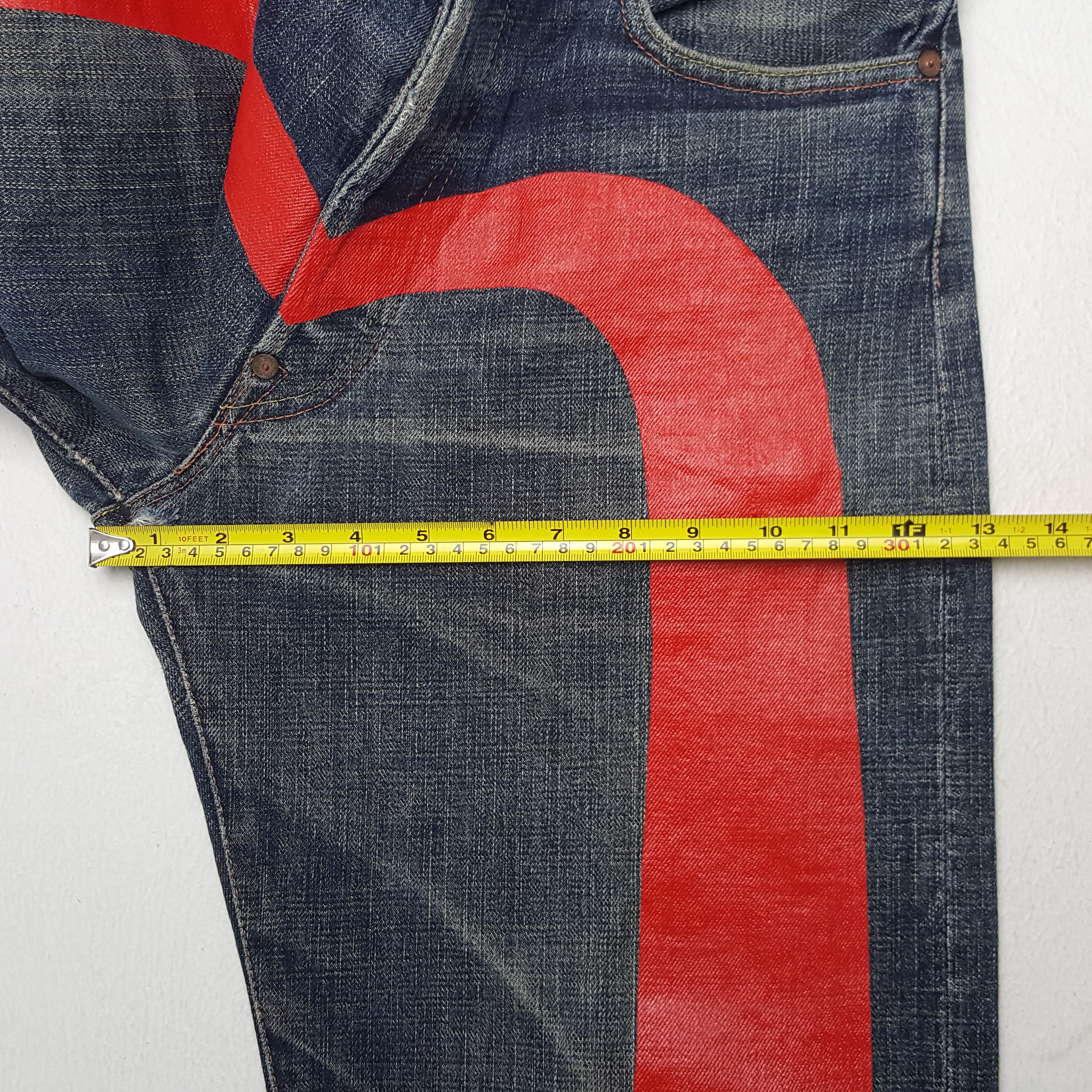 Evisu × Japanese Brand × Vintage Vintage Evisu Japanese Brand Daicock Custom Denim Jeans Size US 30 / EU 46 - 11 Thumbnail