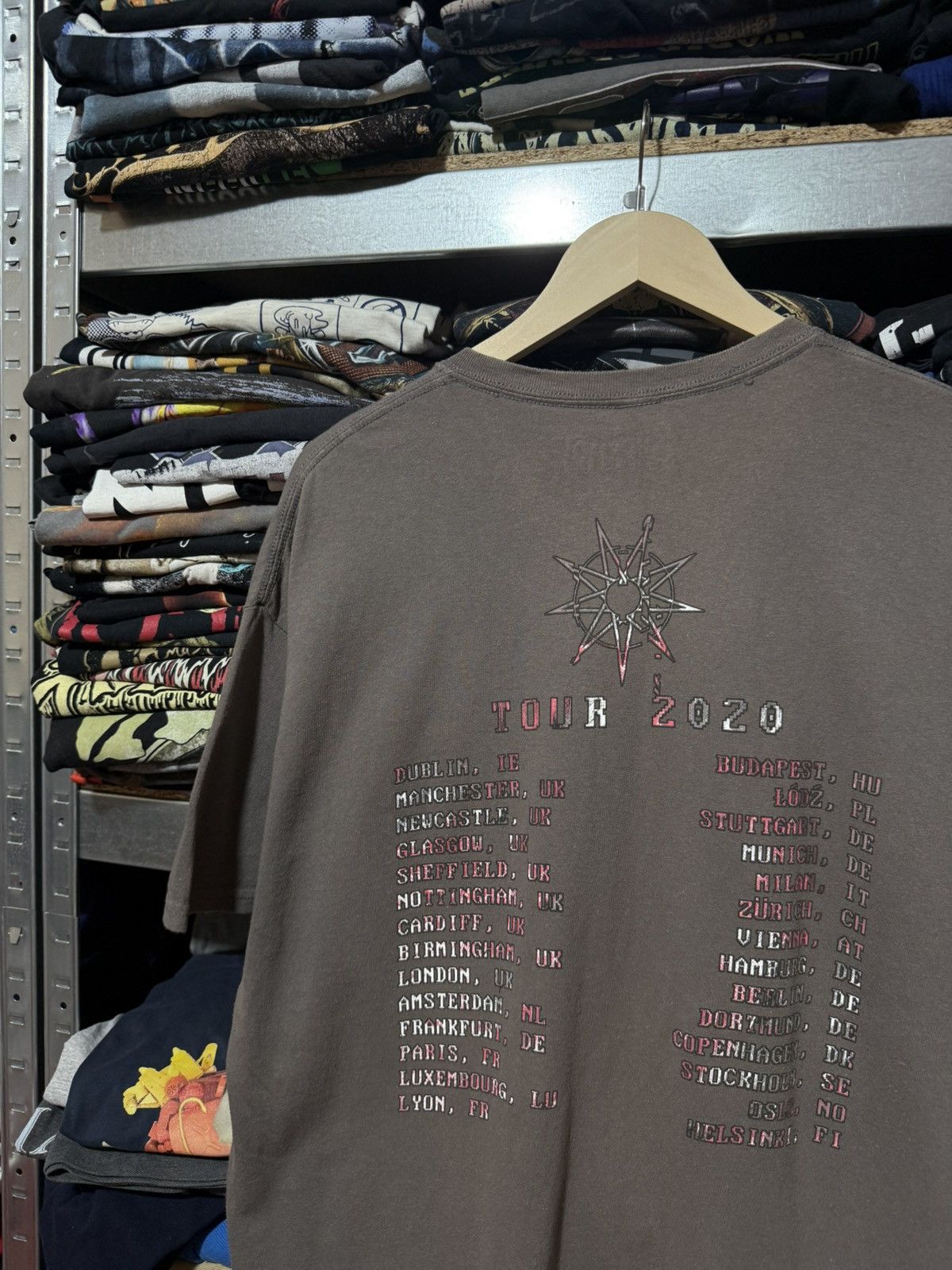 Band Tees Vintage Slipknot European Tour 2020 Rock Band T-Shirt Y2K Size US XL / EU 56 / 4 - 4 Thumbnail