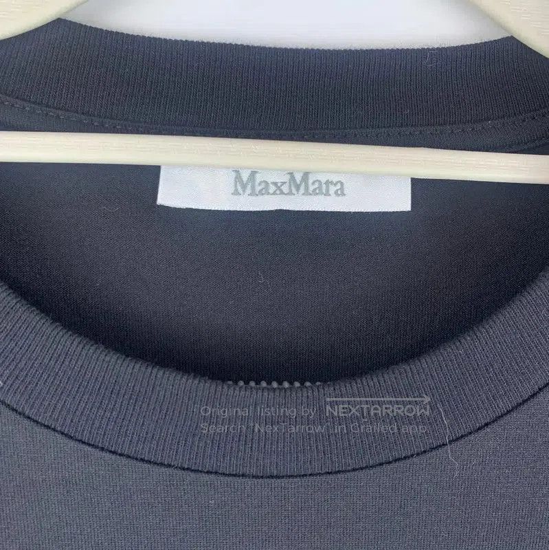 Max Mara MaxMara Black Cotton Graphic T-Shirt . Size L / US 10 / IT 46 - 4 Thumbnail