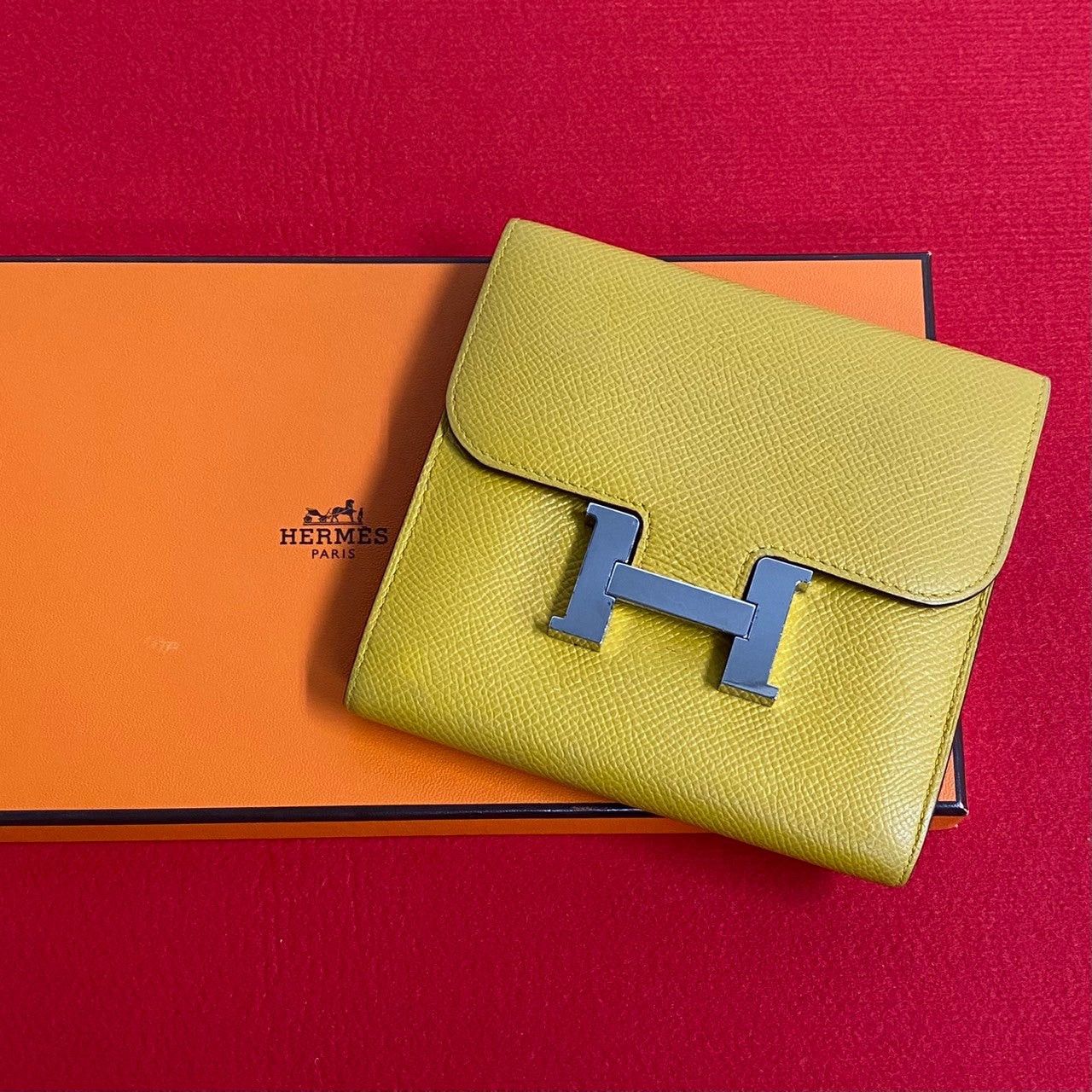 Hermes Hermes Yellow Leather Size ONE SIZE - 1 Thumbnail