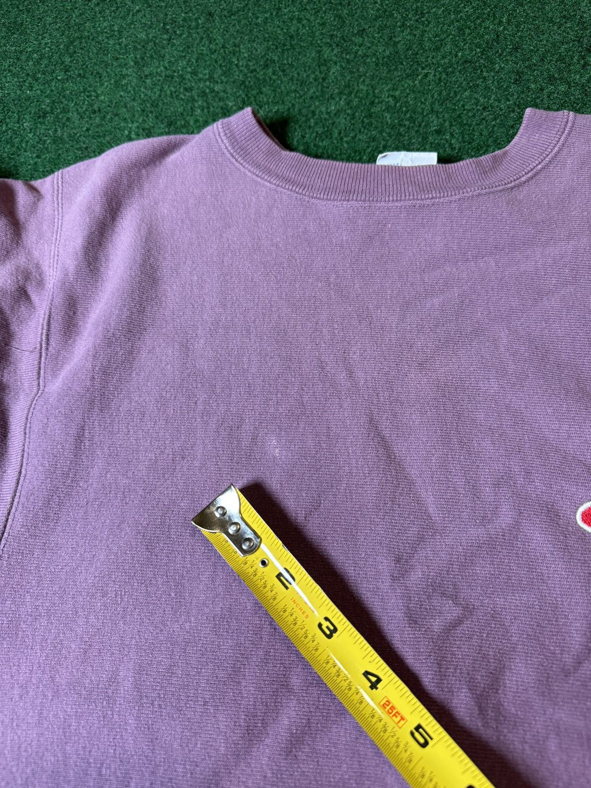 Champion × Vintage Vintage 90s Champion Reverse Weave Purple Lilac Sweatshirt Size US M / EU 48-50 / 2 - 6 Thumbnail