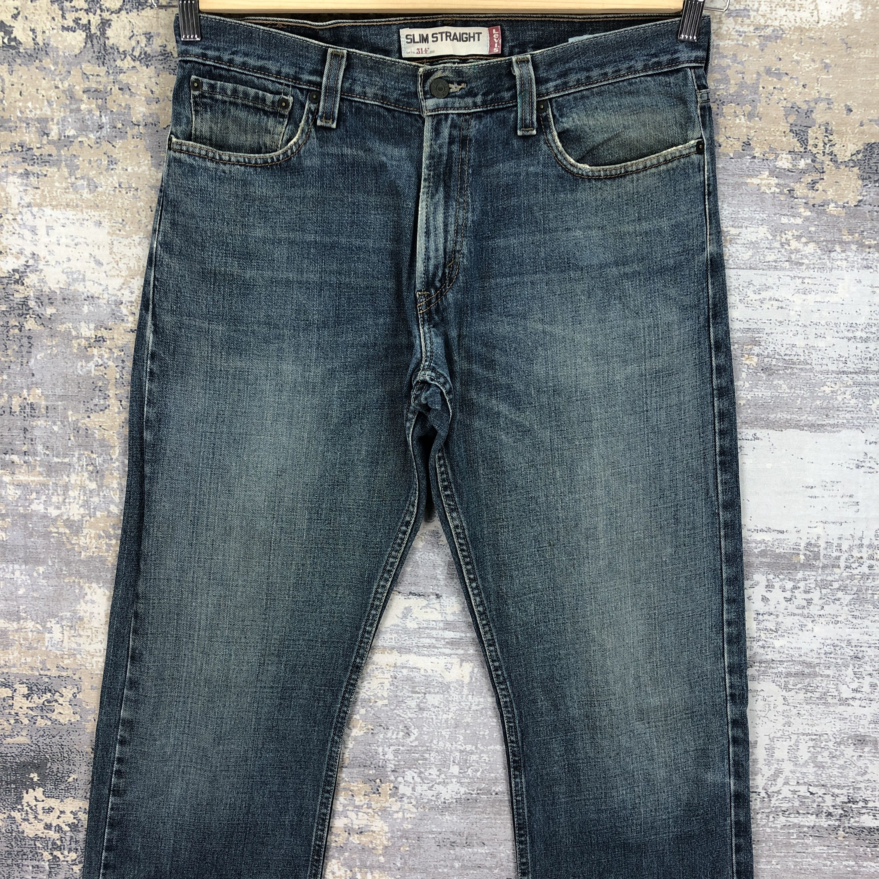Levi's Vintage Y2K Levis 514 Faded Jeans Levi's Light Wash Denim Size US 34 / EU 50 - 3 Thumbnail
