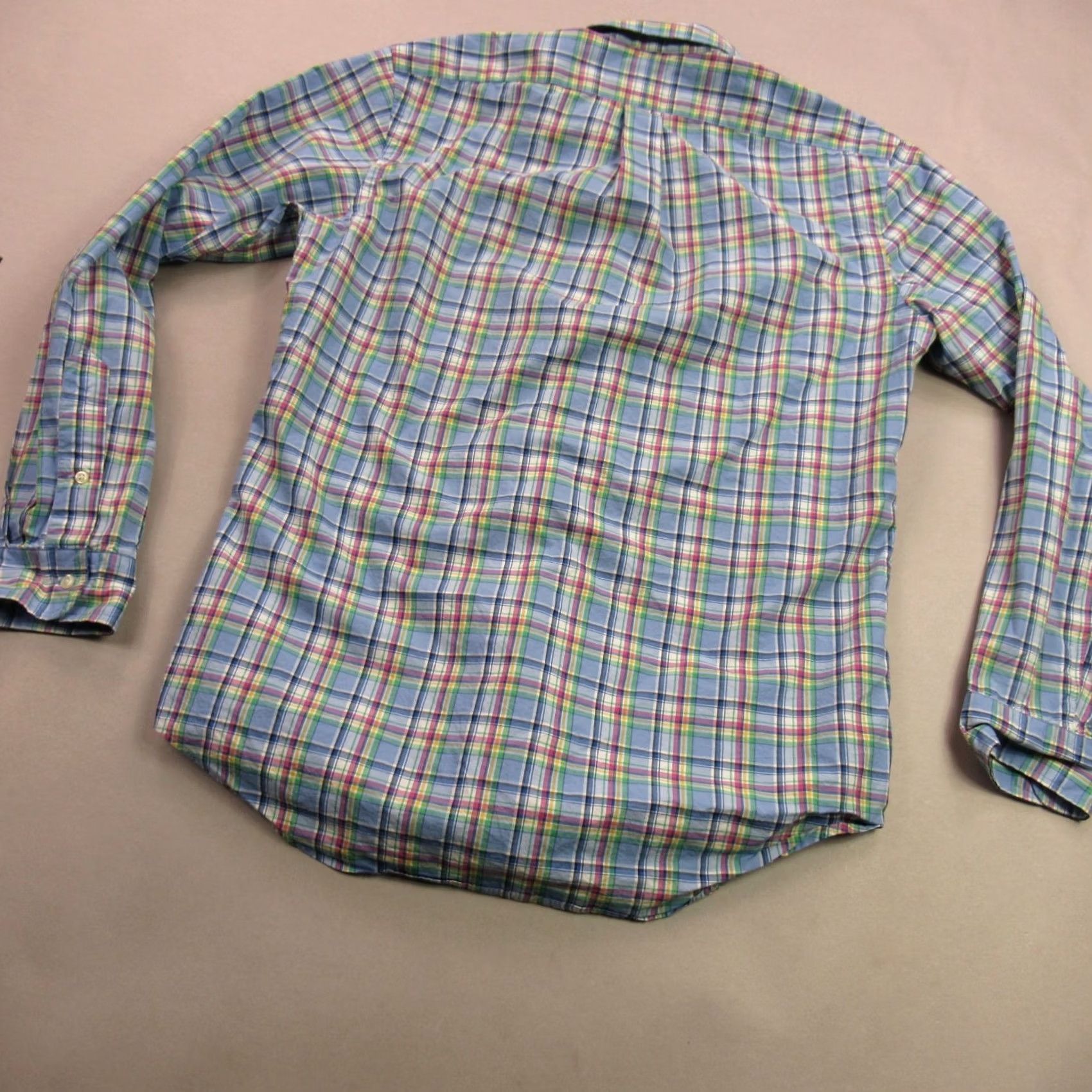 Polo Ralph Lauren Ralph Lauren Shirt Mens Medium Plaid Long Sleeve Button Front Lightweight Casual Size US M / EU 48-50 / 2 - 7 Thumbnail