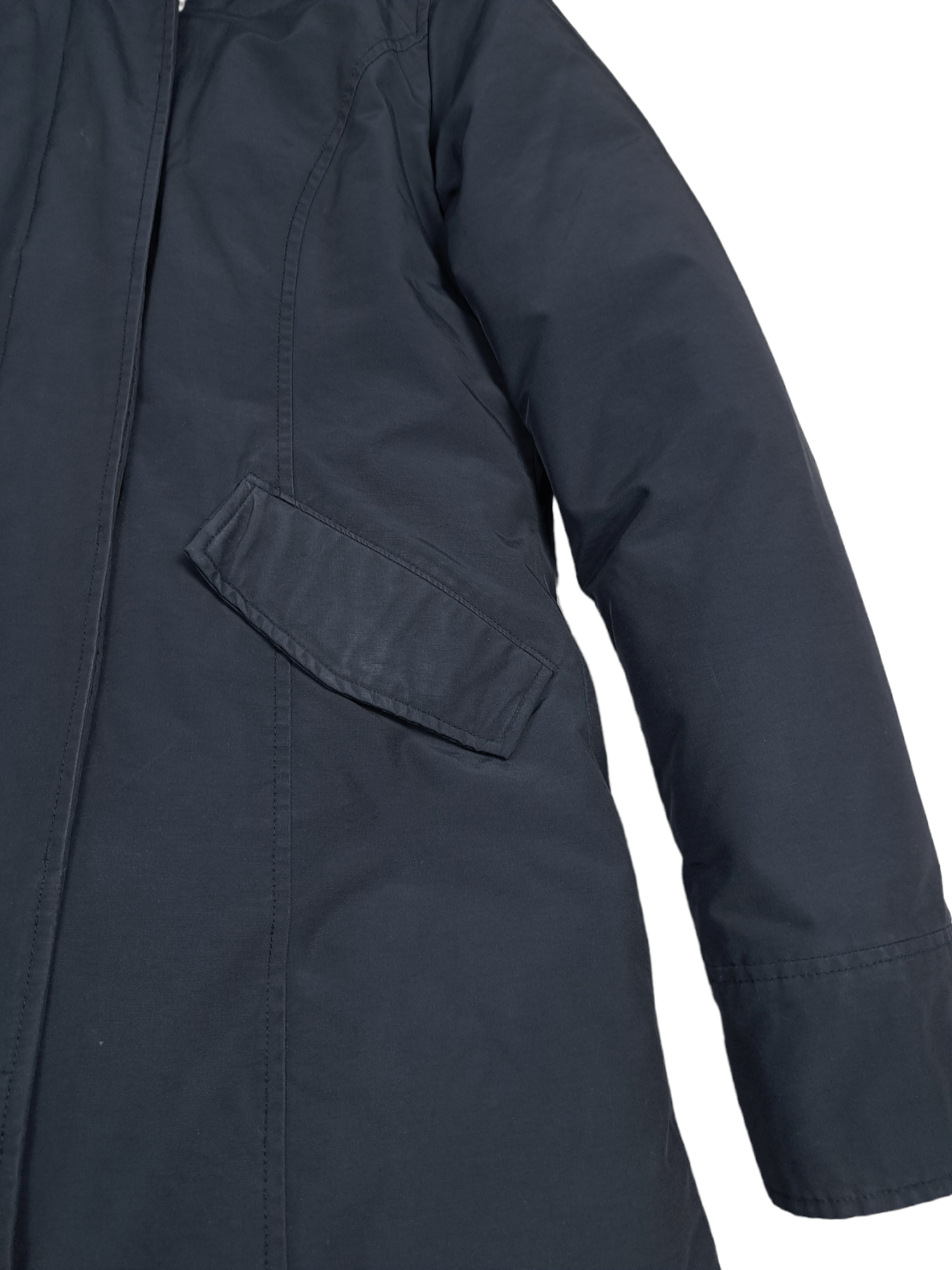 Woolrich Woolen Mills 💎 Duck Down Black Winter Parka Jacket Coat Womens M Size M / US 6-8 / IT 42-44 - 7 Thumbnail