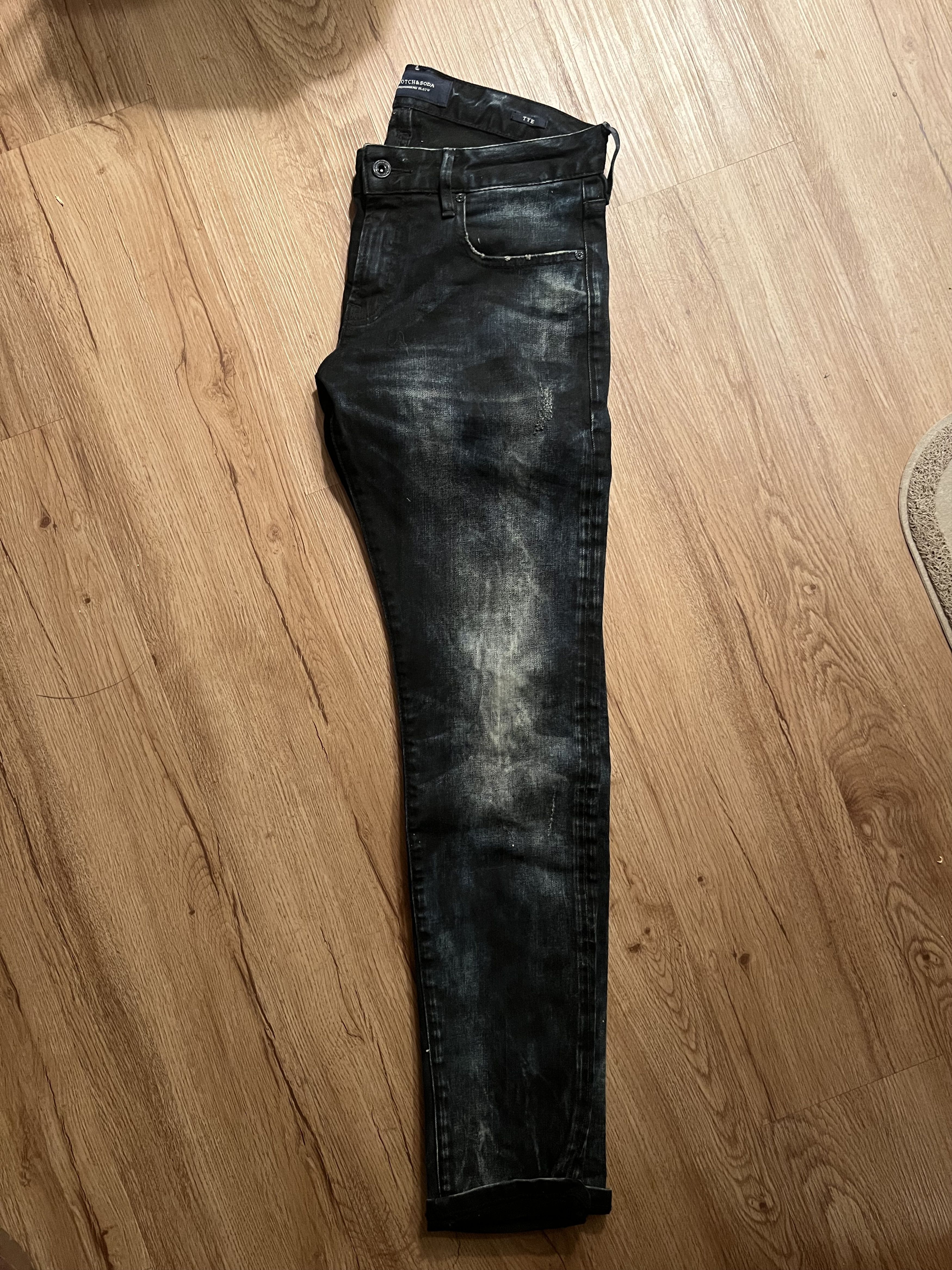 Scotch & Soda Scotch & Soda Black Wash Tye Jeans Size US 29 - 3 Thumbnail