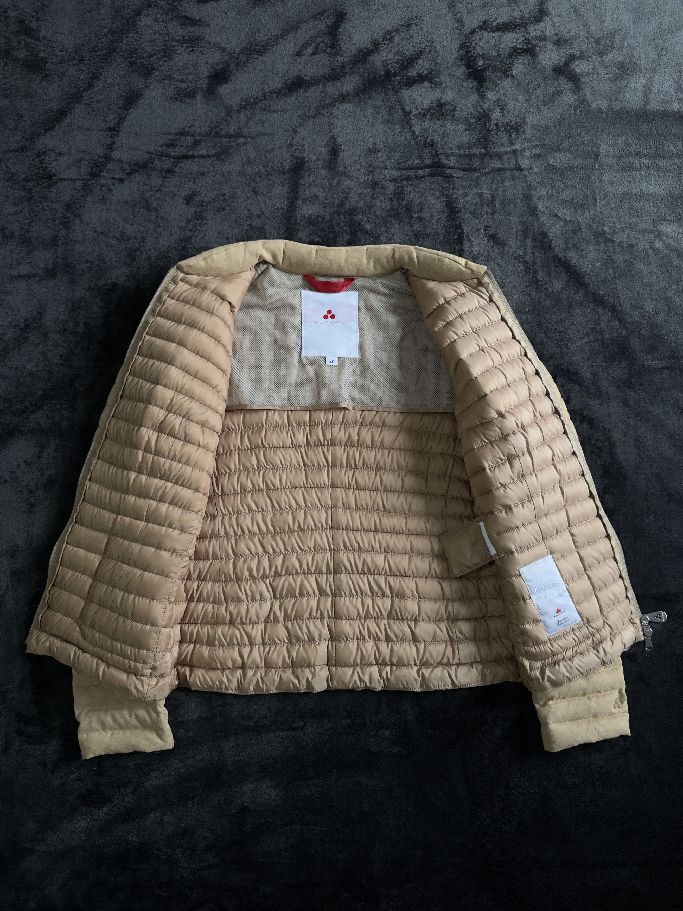 Peuterey Peuterey Quilted Down Suede Jacket Beige Size M / US 6-8 / IT 42-44 - 8 Thumbnail