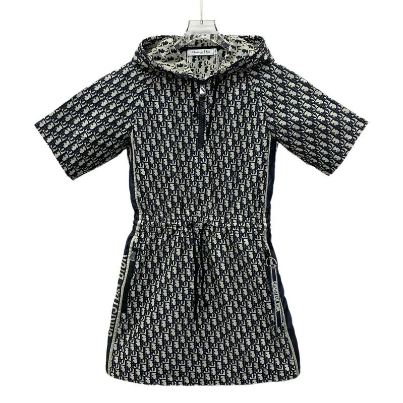 Dior Color-Blocked Polyester Mini Dress 0089