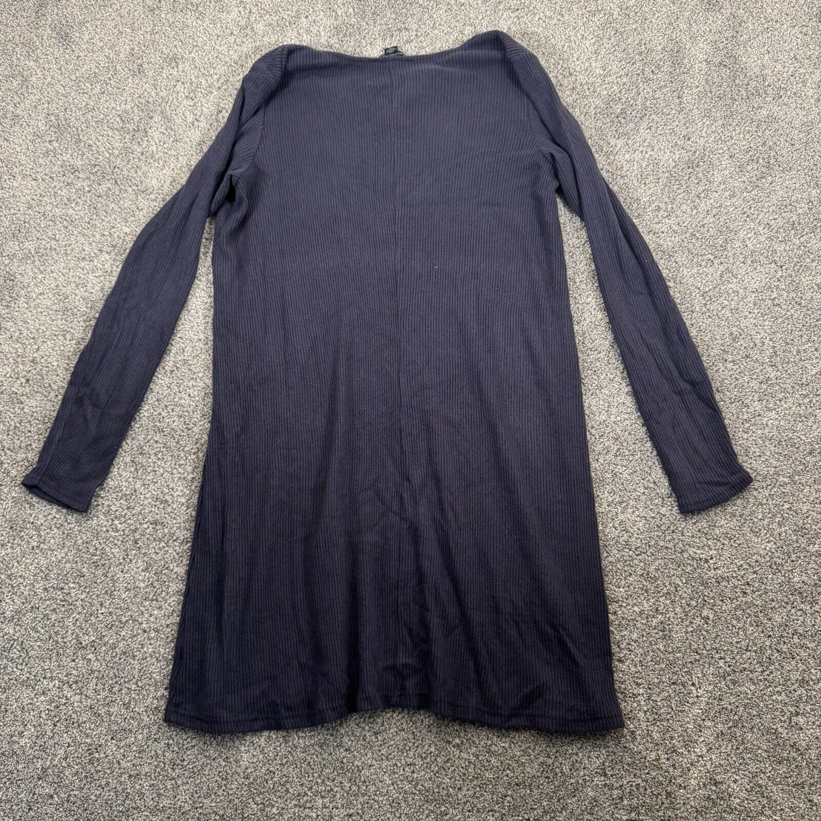 American Eagle Outfitters American Eagle Dress Large Henley Ribbed 2010s Bella Swann Size L / US 10 / IT 46 - 2 Thumbnail