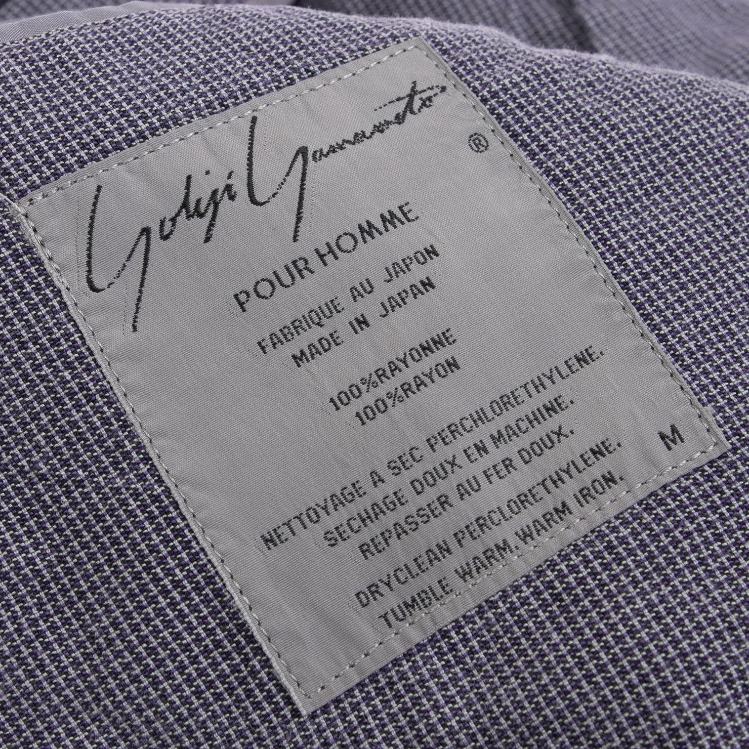 Yohji Yamamoto Yohji Yamamoto Design Woven 3B Jacket Purple M Size US M / EU 48-50 / 2 - 20 Thumbnail