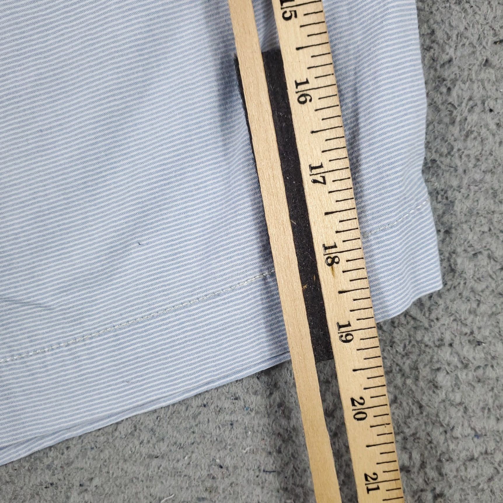 American Eagle Outfitters VINTAGE American Eagle Shorts Mens Size 32 Blue Striped Cotton Blend Casual Flat Front Chino Men Size US 32 / EU 48 - 5 Thumbnail
