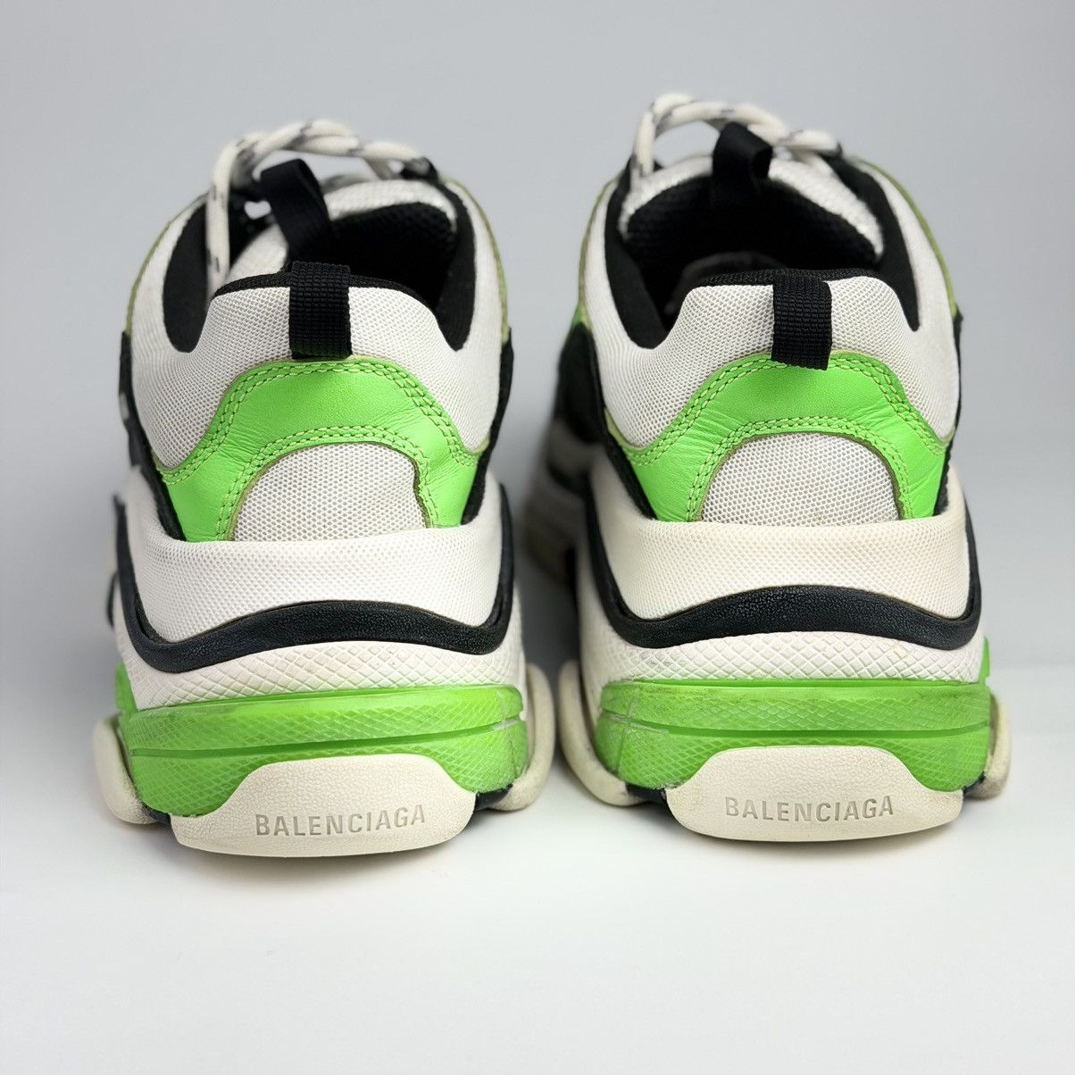 Balenciaga Balenciaga Triple S Black Green Size US 9 / IT 39 - 9 Thumbnail