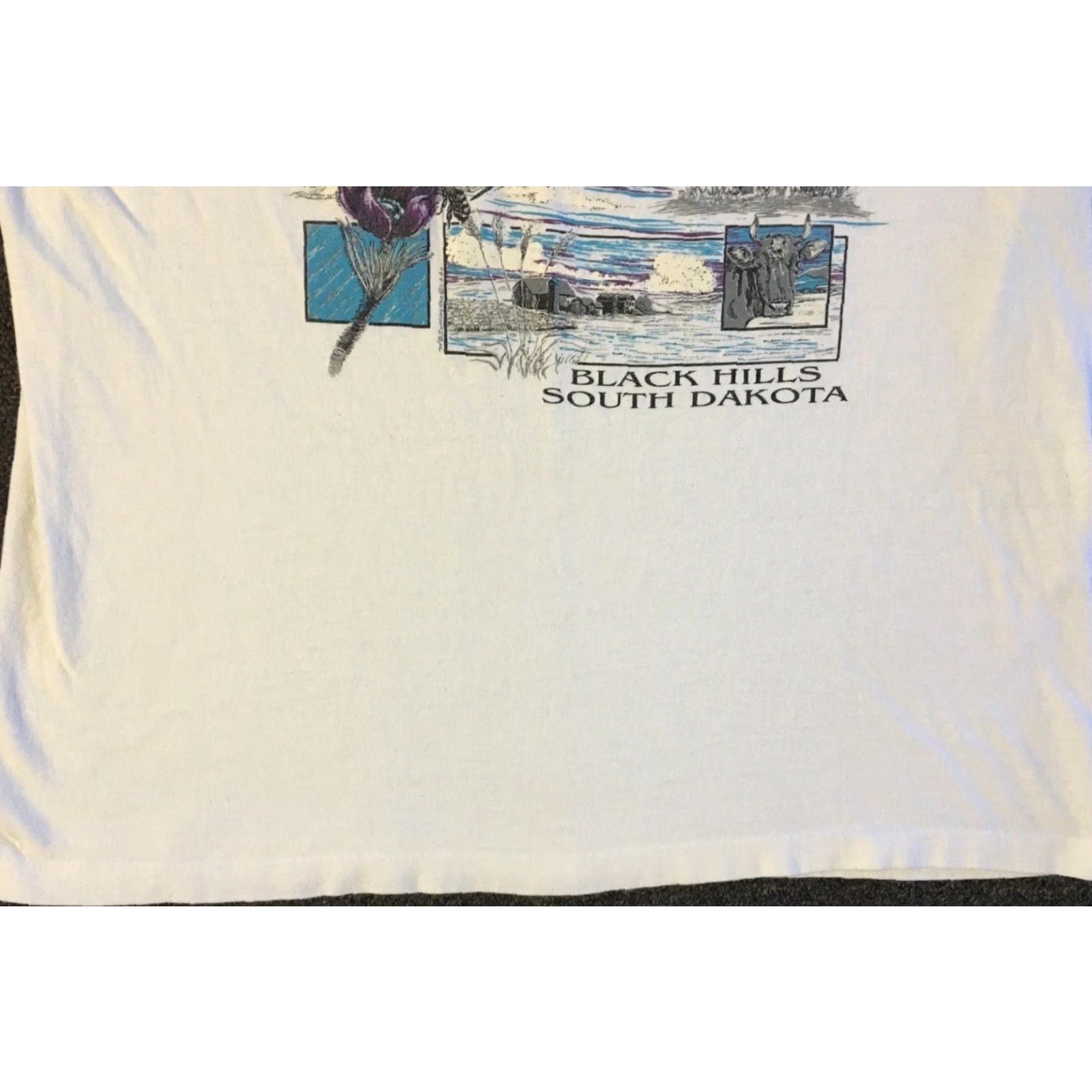 Vintage VINTAGE Harley Davidson Graphic Tee Shirt Mens L White 90s Sturgis South Dakota Grunge Motorcycle Biker USA USA 70s 80s 90s Vintage Shirt Size US L / EU 52-54 / 3 - 4 Thumbnail