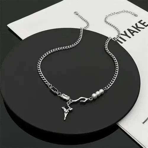 Japanese Brand × Vintage Punk Gothic Star Necklace y2k Size ONE SIZE - 1 Thumbnail