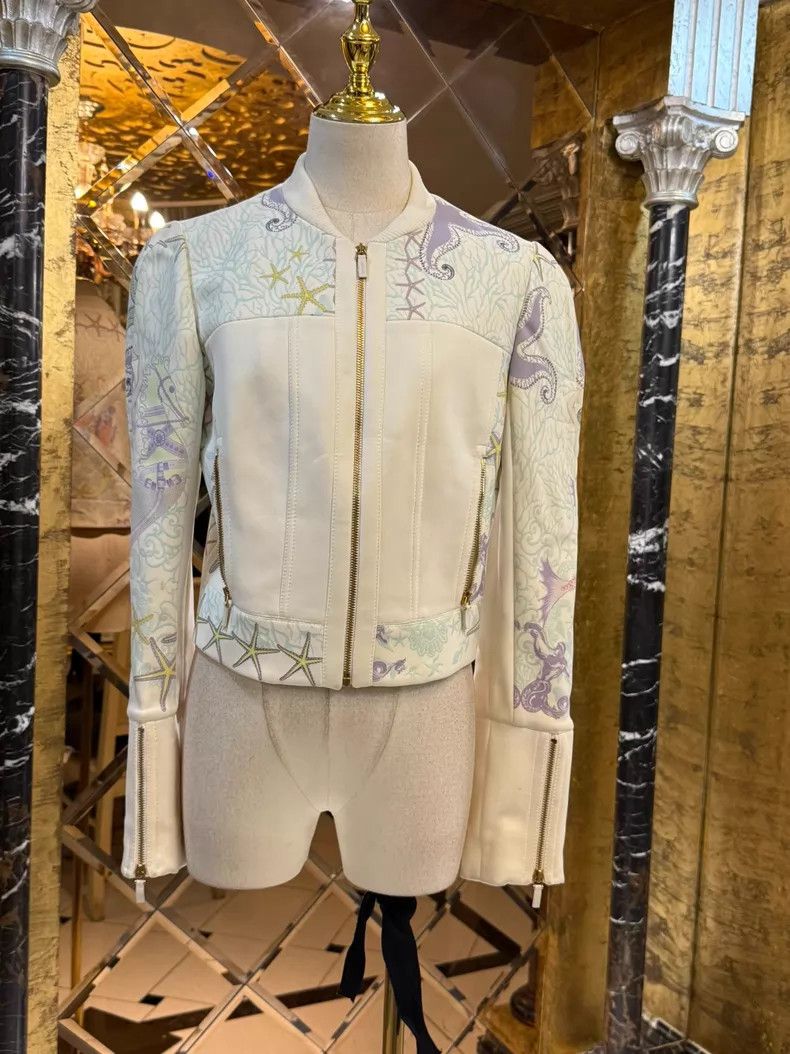 Versace Versace Sea life themed jacket coat Size M / US 6-8 / IT 42-44 - 1 Thumbnail