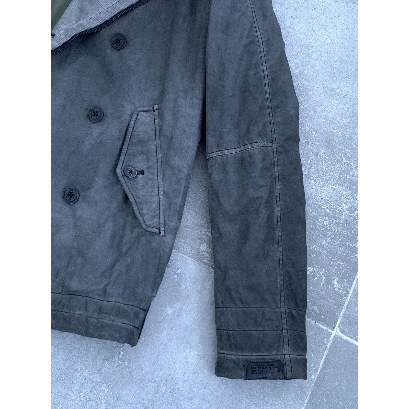 Diesel Mens DIESEL Garment DYED Pea Coat Corduroy Jacket L EU 50 52 Size US L / EU 52-54 / 3 - 13 Thumbnail