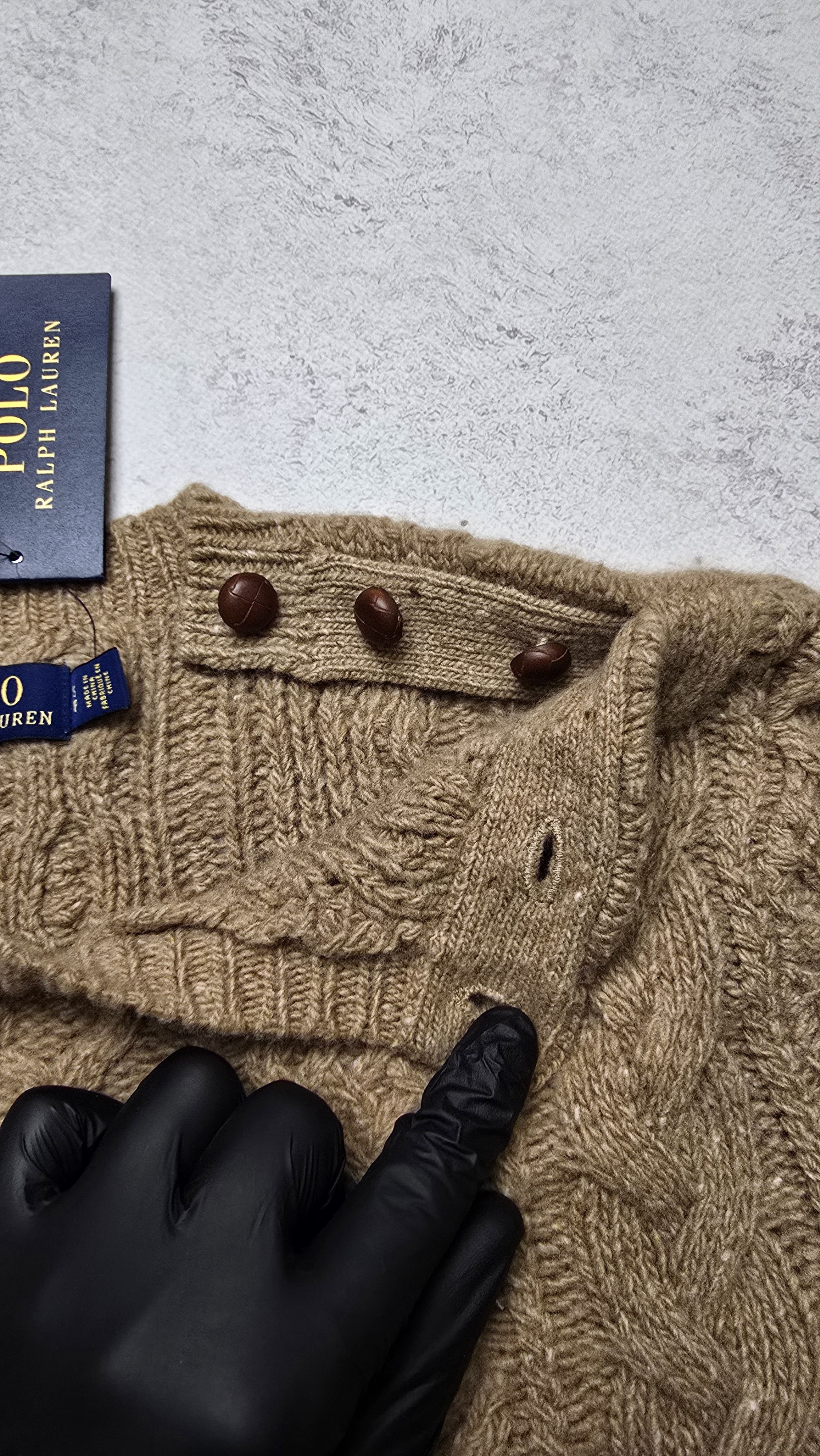 Polo Ralph Lauren Polo Ralph Lauren Knitted 100% Merino Wool Sweater RRP 345£ Size US S / EU 44-46 / 1 - 14 Thumbnail