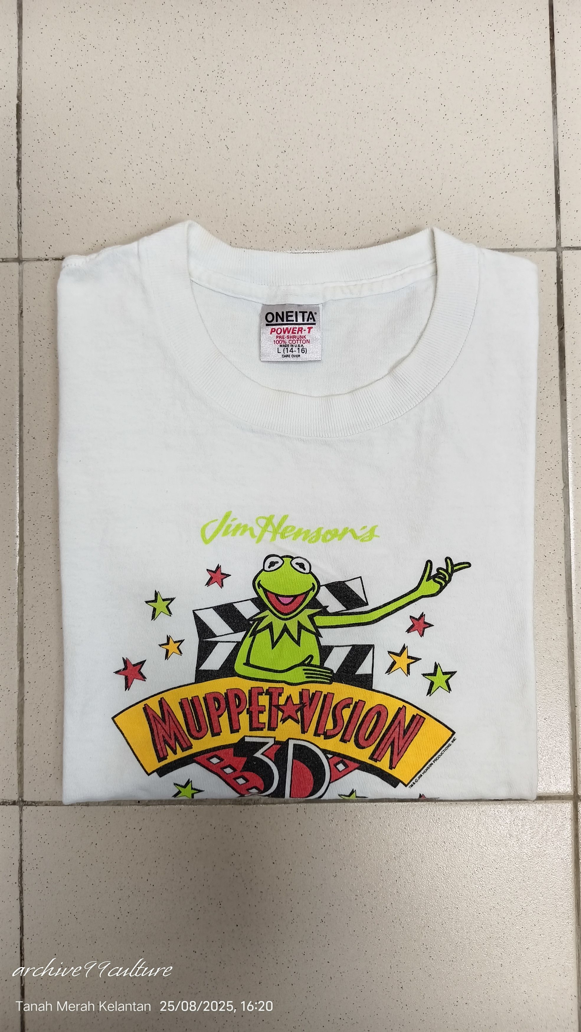 Vintage Vintage 90's Jim Henson Muppet vision 3D cut off tee Size US XS / EU 42 / 0 - 10 Thumbnail