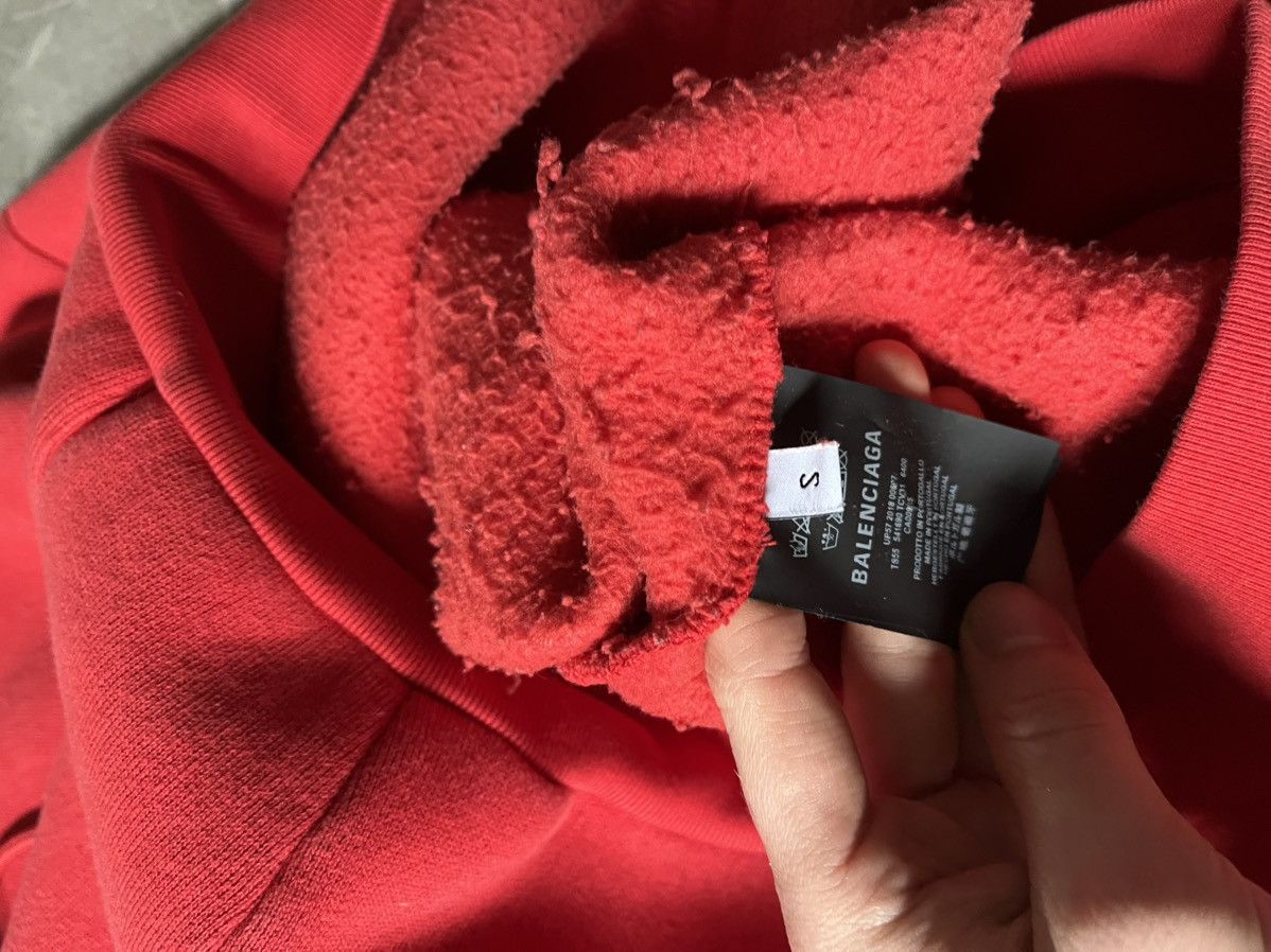 Balenciaga Balenciaga crown red hoodie rare Size US M / EU 48-50 / 2 - 12 Thumbnail