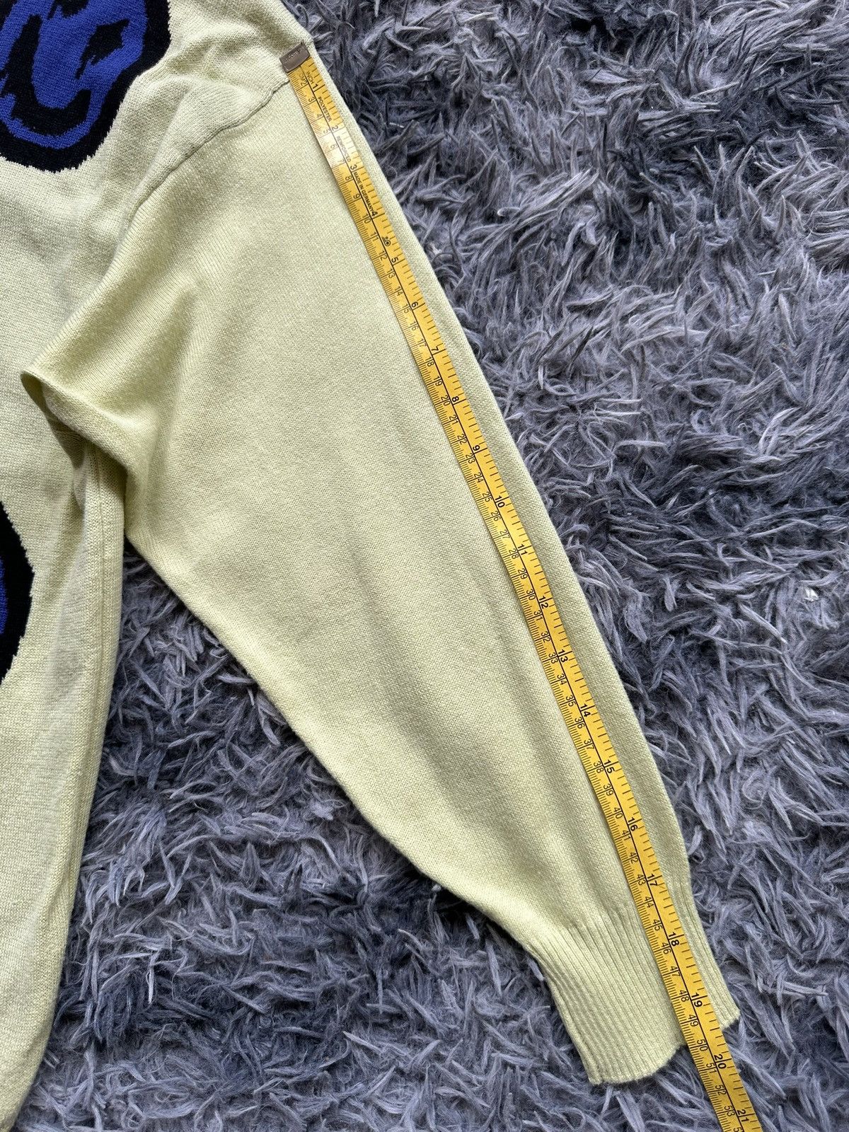 Hysteric Glamour 00's World Wide Love scary smiley knitted sweater Size US L / EU 52-54 / 3 - 10 Thumbnail