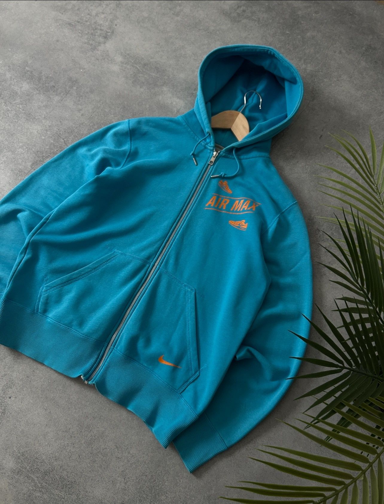Nike Nike Air Max zip-hoodies mens blue rare Size US M / EU 48-50 / 2 - 3 Thumbnail