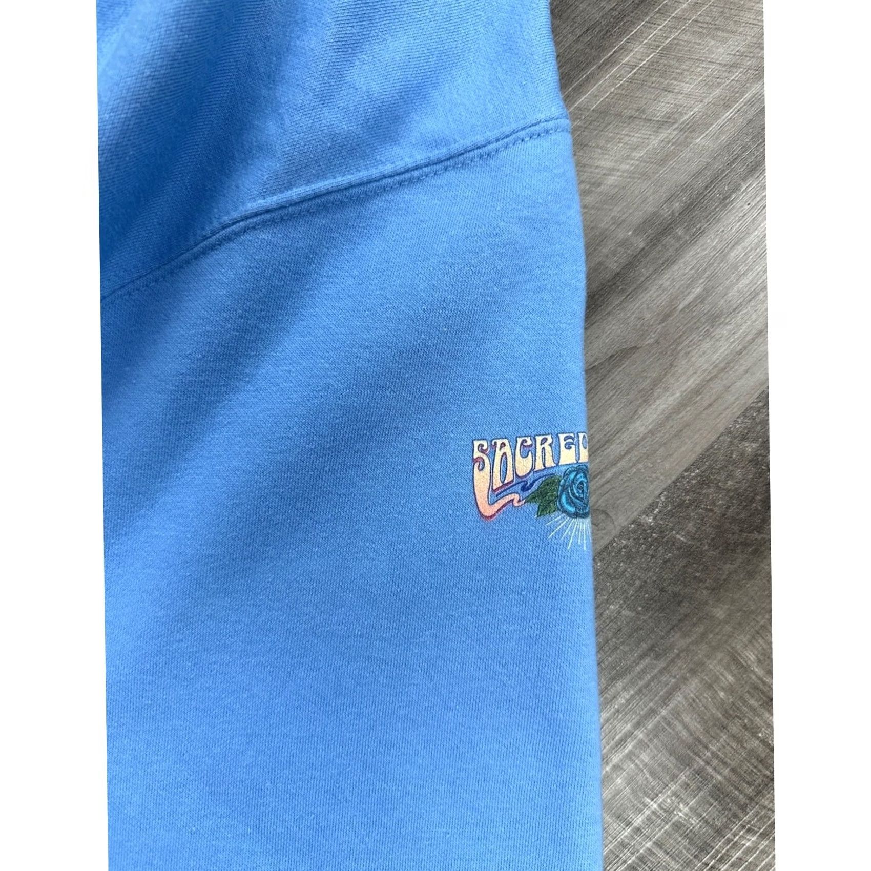 Vintage Section 119 x Grateful Dead Sacred Rose Phil Lesh Hoodie Mens Medium Blue NWOT Pullover Hoodie Size US M / EU 48-50 / 2 - 5 Thumbnail