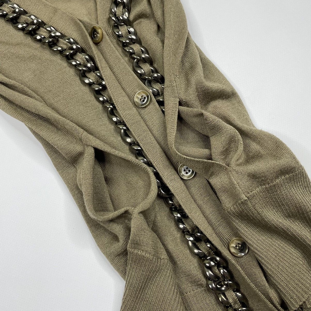 Dolce & Gabbana D&G Wool Round Chain Cardigan Size M / US 6-8 / IT 42-44 - 5 Thumbnail