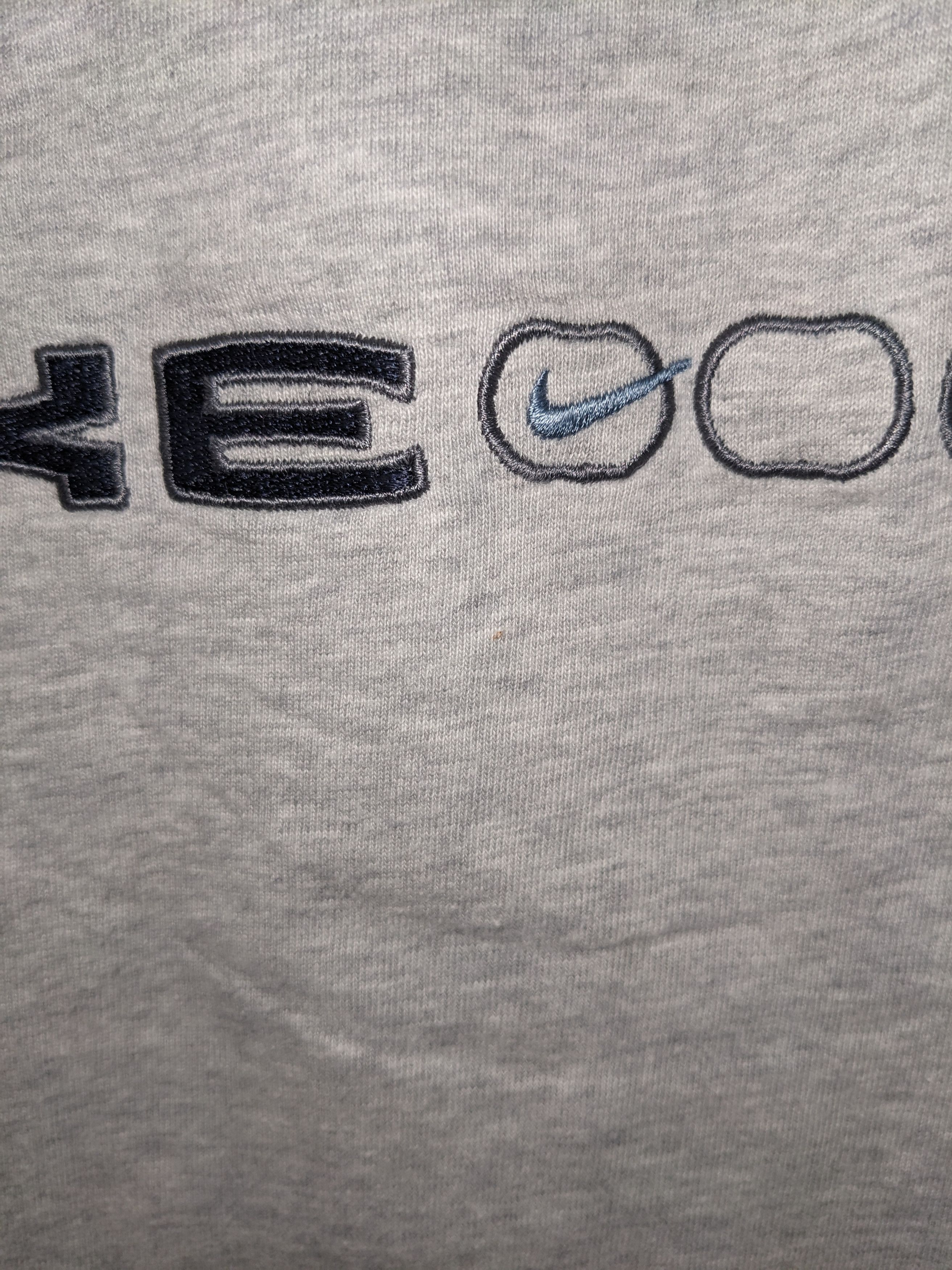 Nike × Vintage Vintage Y2K Nike Spell Out Mini Swoosh Long Sleeve T-shirt Size US XL / EU 56 / 4 - 5 Thumbnail