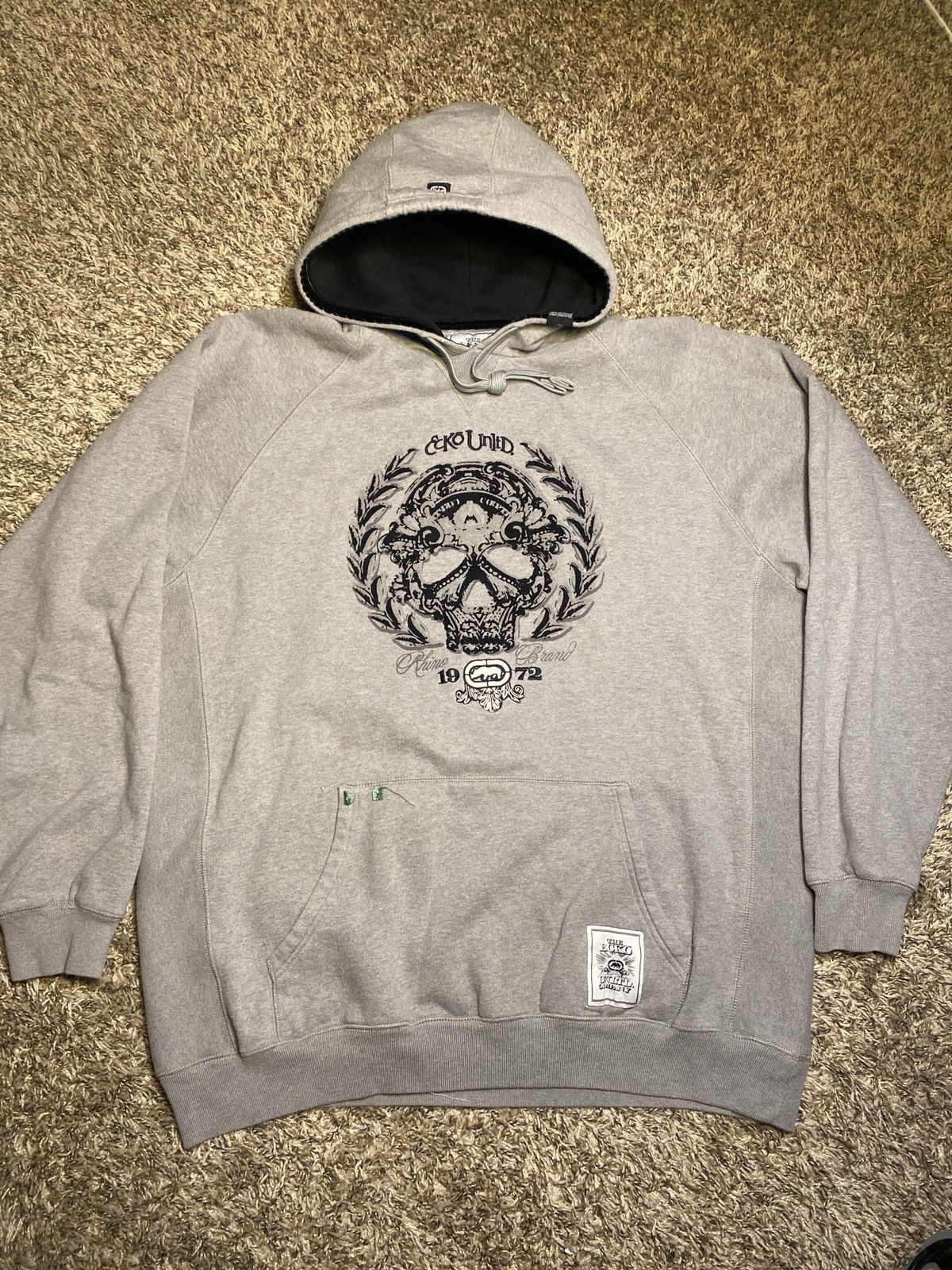 Ecko Unltd. × Vintage Ecko Unlimited skull hoodie Size US XL / EU 56 / 4 - 1 Thumbnail