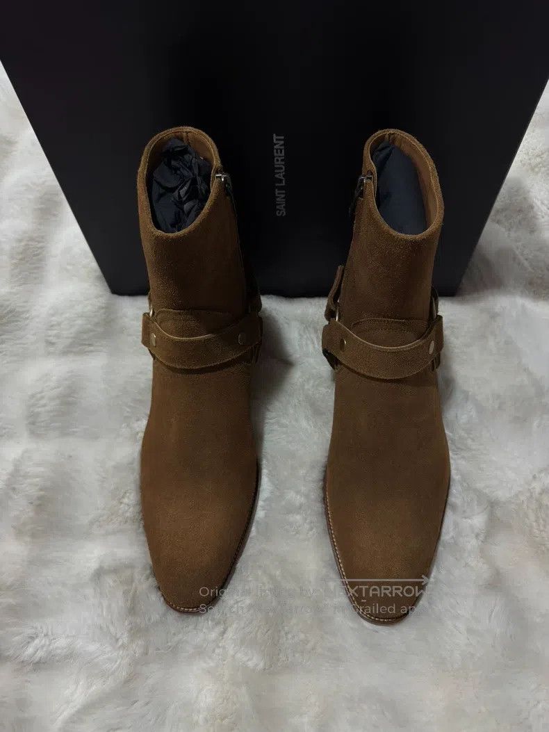 Saint Laurent Paris Saint Laurent Paris Ring Detail Chelsea Boots Size US 8 / EU 41 - 4 Thumbnail