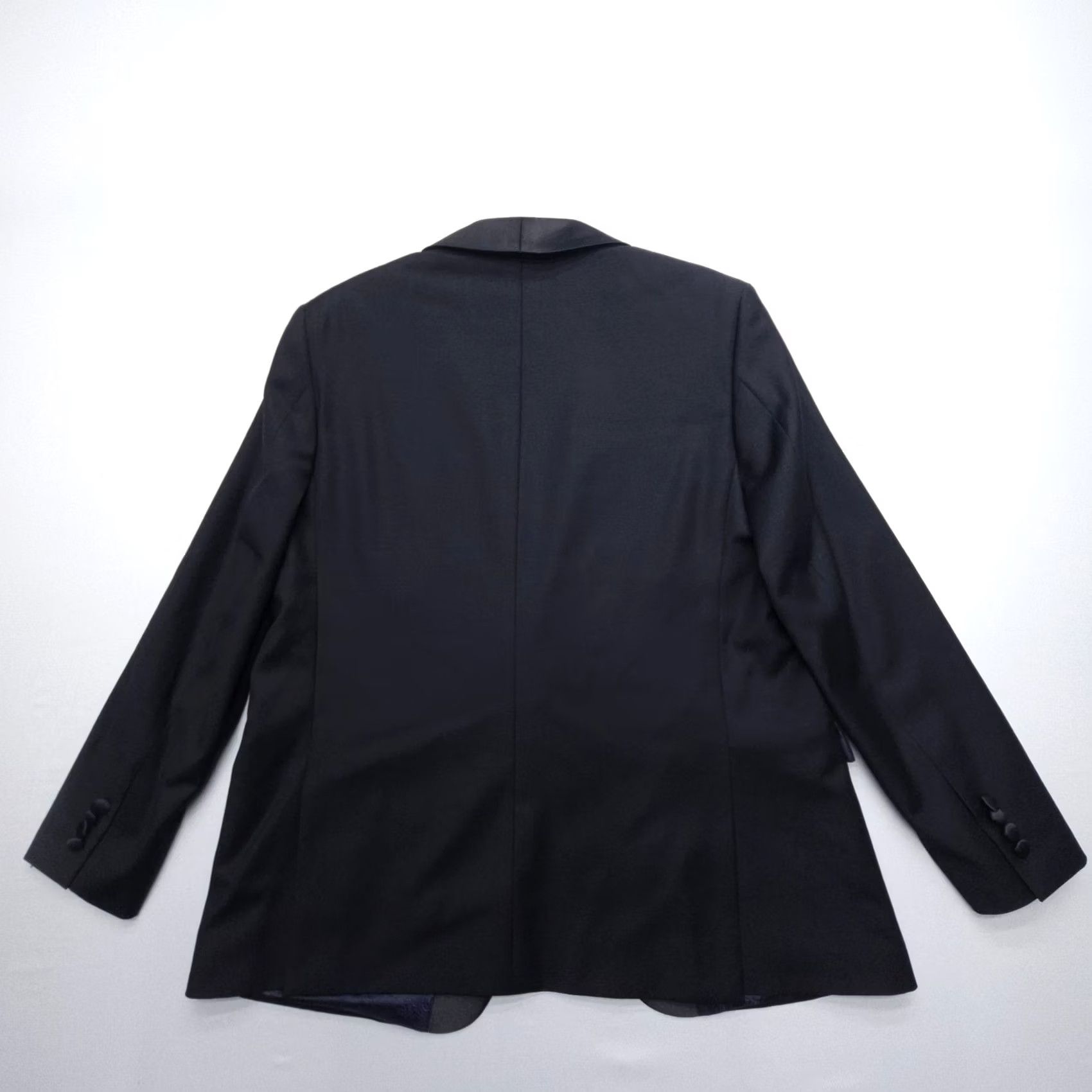Vintage Indochino Tuxedo Jacket Mens Regular Wool Black Paisley Lined NWT 42 C Size 42R - 3 Thumbnail
