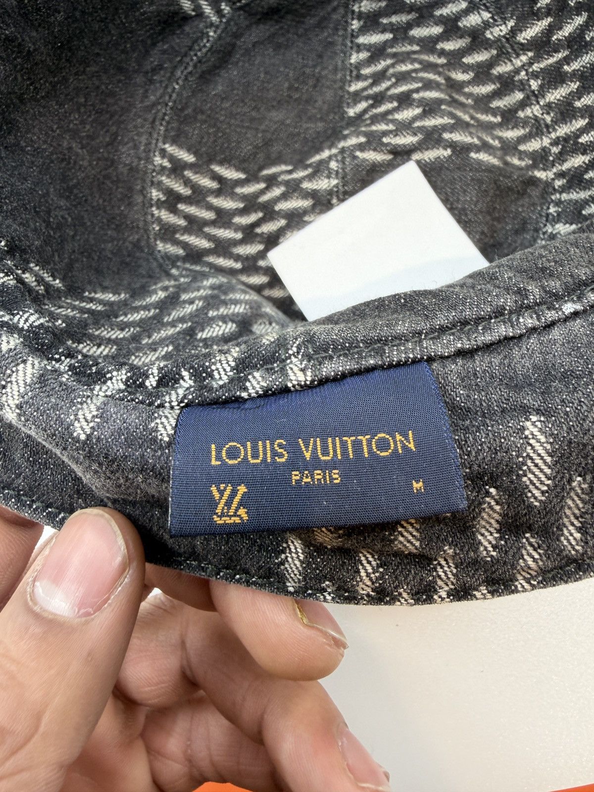 Louis Vuitton Louis Vuitton Nigo Monogram Denim Bucket Hat Size ONE SIZE - 4 Thumbnail