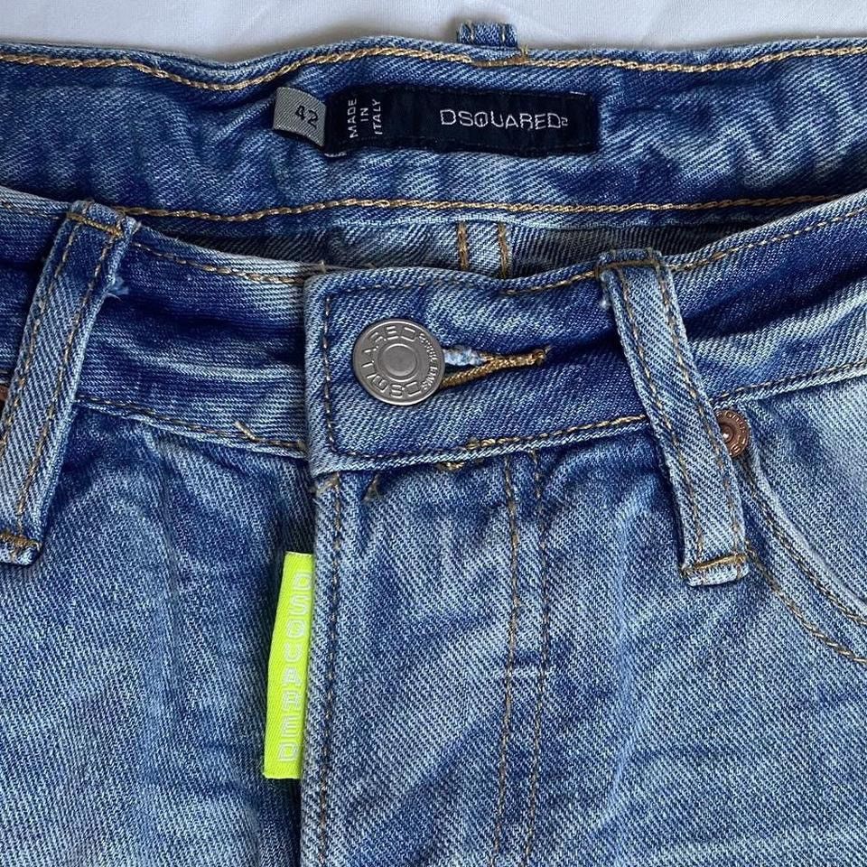 Dsquared2 Dsquared2 low rise denim mini shorts Size 28" / US 6 / IT 42 - 3 Thumbnail