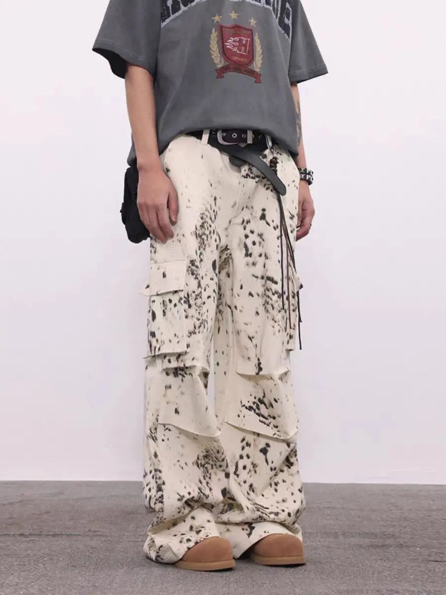 Designer × Japanese Brand Vintage Streetwear Hip Hop Loose Casual Pants Size US 33 - 3 Thumbnail
