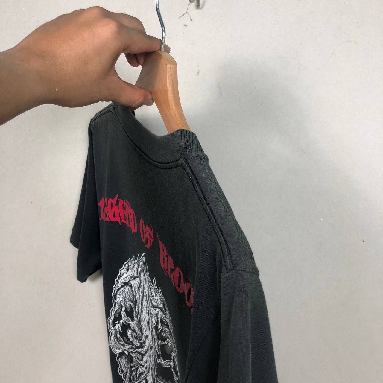 Band Tees × Vintage Vintage 90s Sobut/Balzac Oldevils Legend Of Blood Band Tee Size US S / EU 44-46 / 1 - 8 Thumbnail