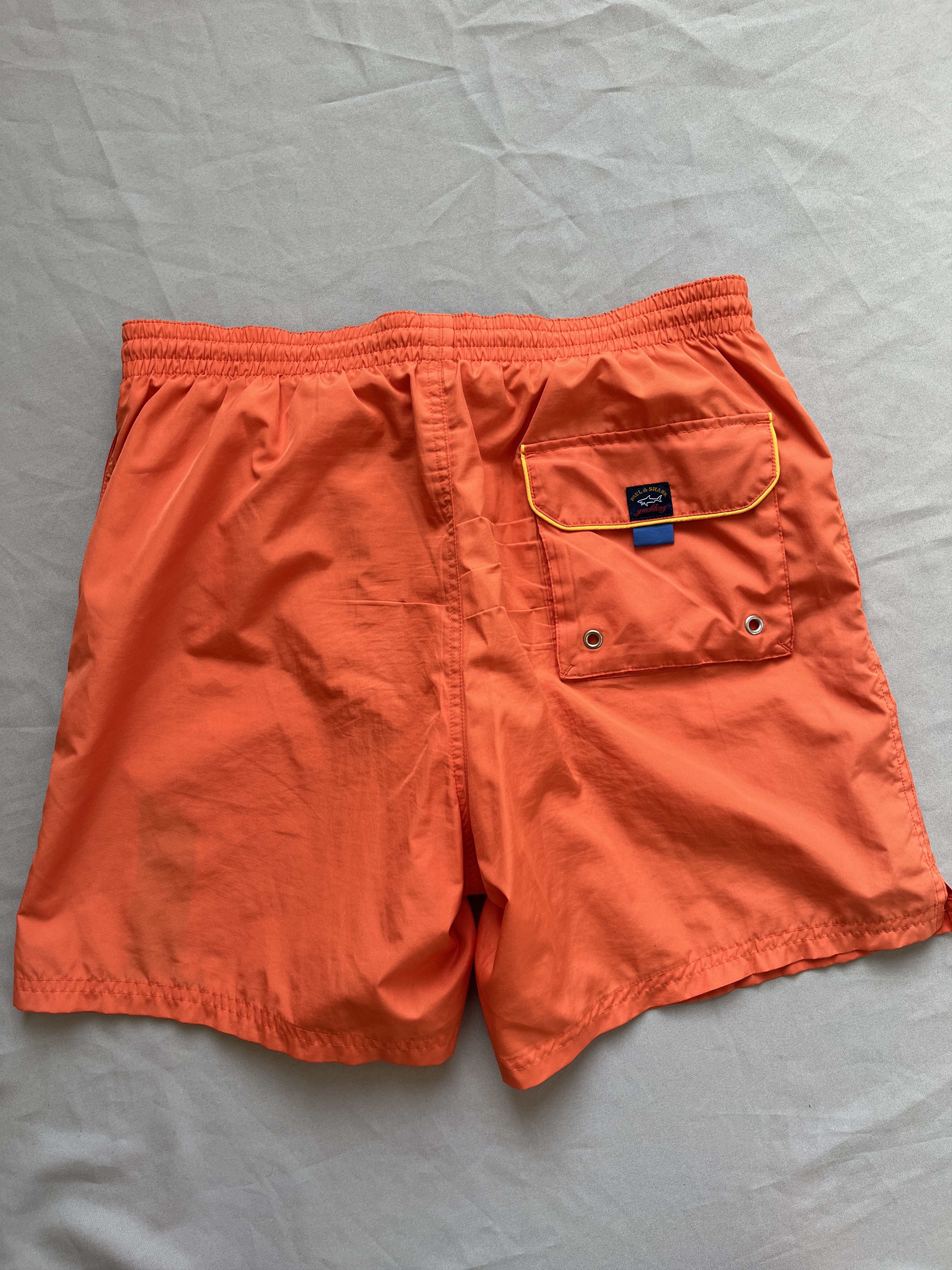 Paul & Shark Paul & Shark Orange Shimmer Light Summer Shorts Size US 32 / EU 48 - 7 Thumbnail