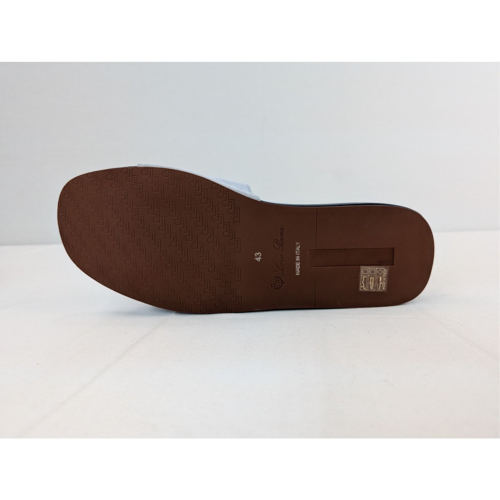 Loro Piana o1rshd1 Sea-Slide Walk Suede Slipper Sandal in Aqua Sea Size US 10 / EU 43 - 12 Thumbnail