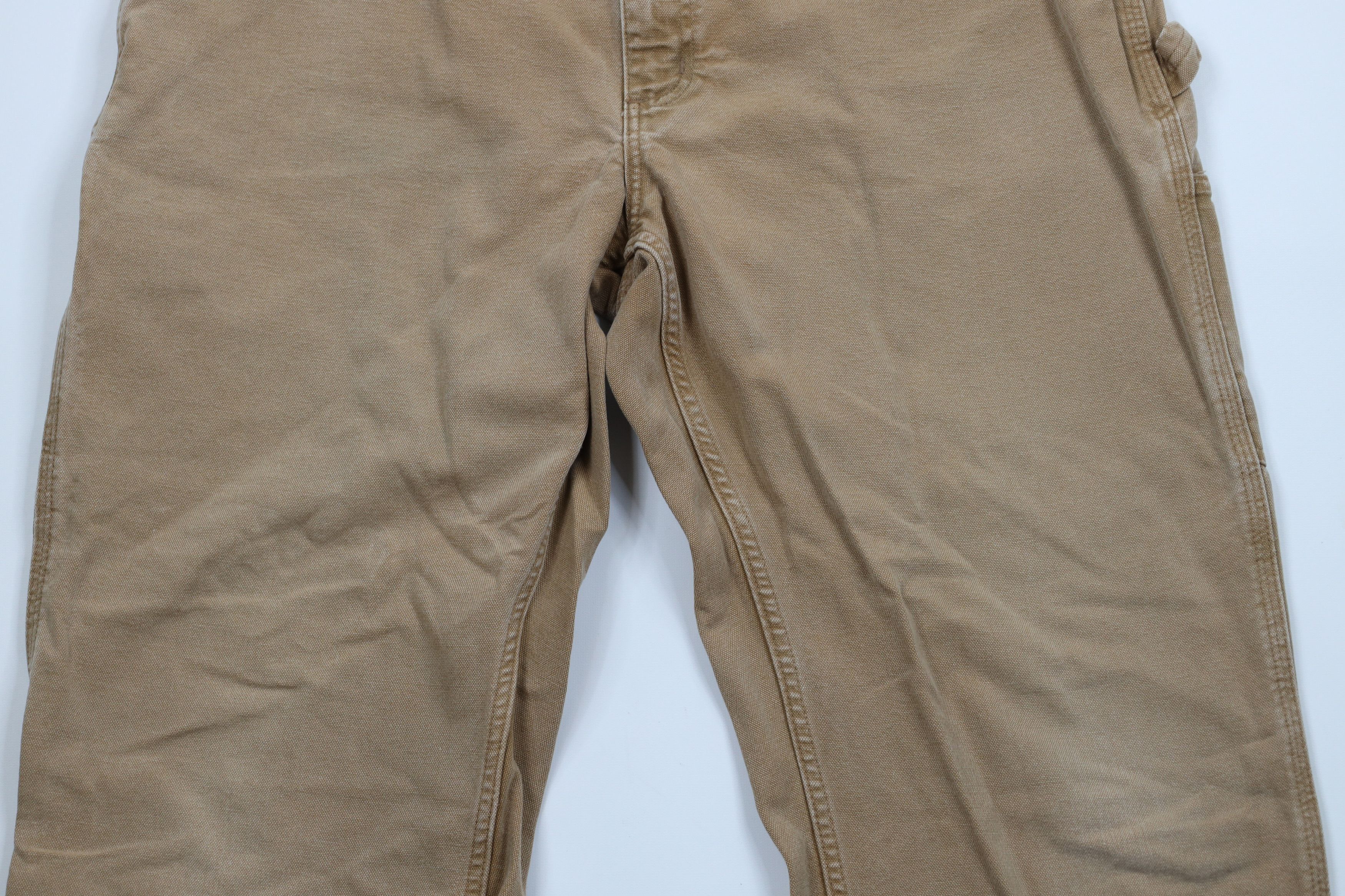 Carhartt × Vintage Vintage Y2K Carhartt Wide Leg Dungaree Pants Duck Brown Size US 40 / EU 56 - 3 Thumbnail