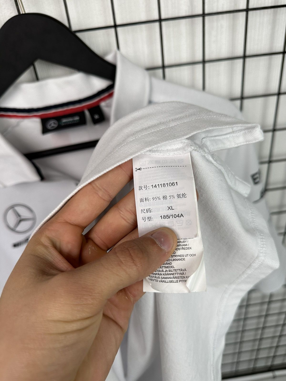 Formula 1 × Mercedes-Benz Mercedes AMG Benz Formula uno Petronas Men XL White T shitrt Size US XL / EU 56 / 4 - 12 Thumbnail