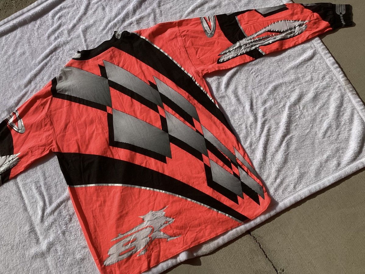 Vintage Vtg 90s AXO sports racing neon pink riding/motorcycle jersey Size US XXL / EU 58 / 5 - 7 Thumbnail