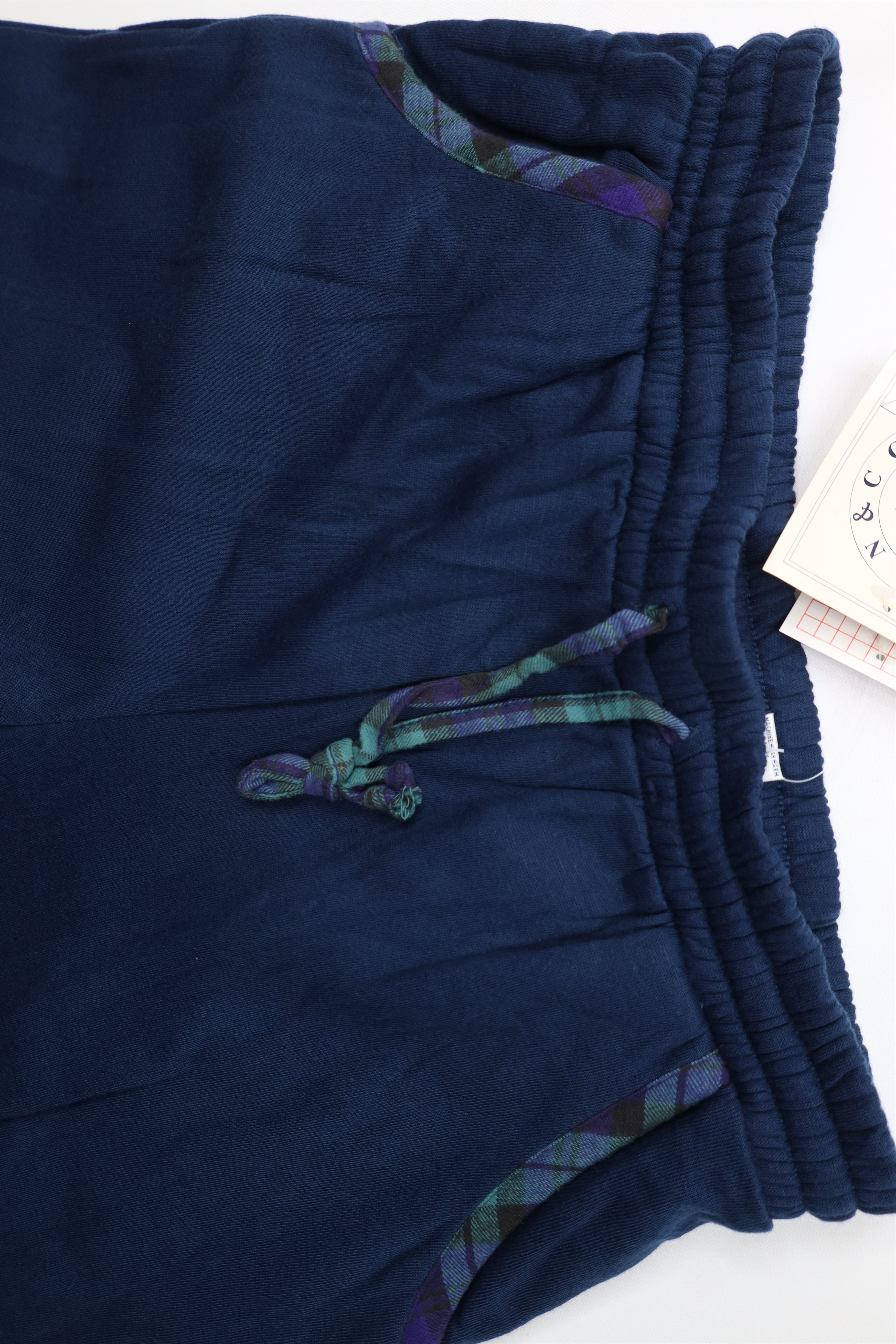 Vintage Deadstock Vintage 90s Streetwear Plaid Trim Sweatpants Pants Size 40" / US 18 - 5 Thumbnail