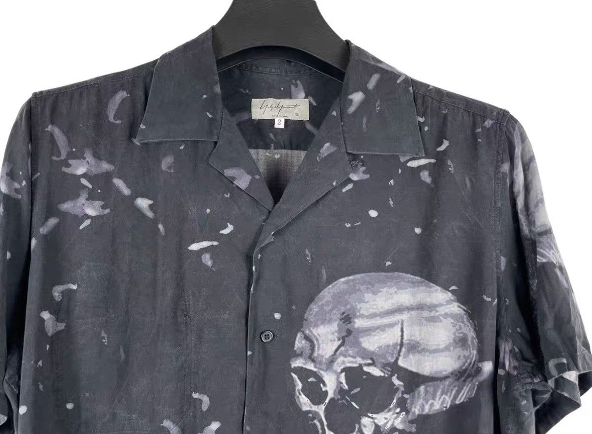 Yohji Yamamoto Yohji Yamamoto SS16 Tencel Skull Shirt J31 Size US M / EU 48-50 / 2 - 3 Thumbnail