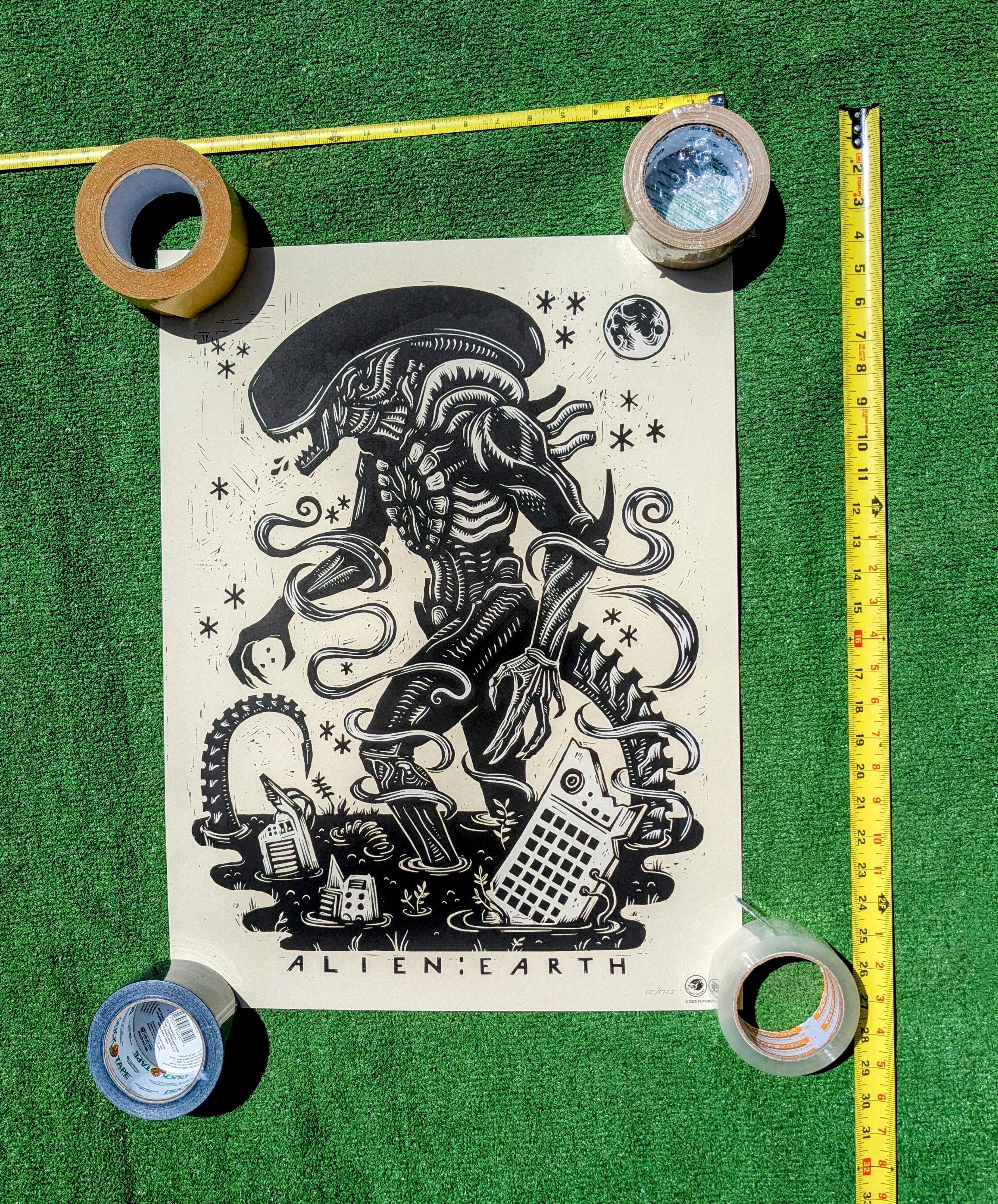 Other ALIEN EARTH SDCC 2025 Hall H Mondo Limited Poster #1638/1755 Size ONE SIZE - 5 Thumbnail