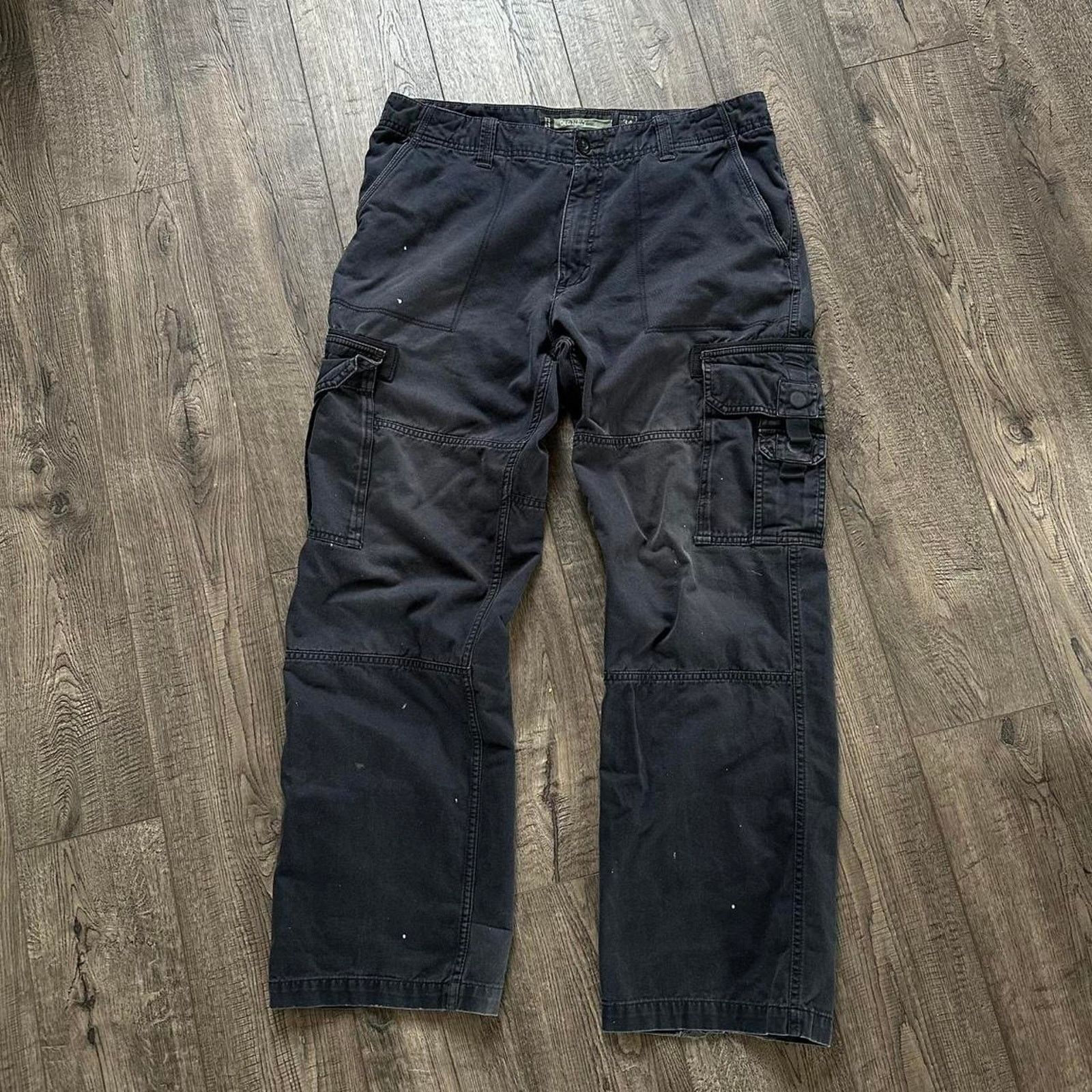 Old Navy × Vintage Vintage Y2K Cotton Baggy Old Navy Cargo Utility Pant Size US 35 - 4 Thumbnail