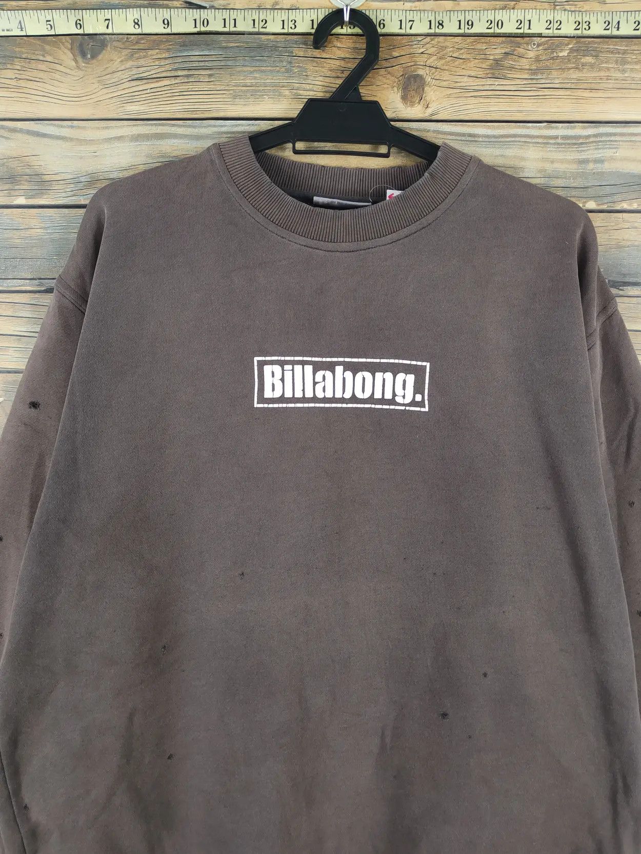 Billabong D Billabong baggie ripped Dark Gray Faded Sweatshirts #W1461 Size US M / EU 48-50 / 2 - 5 Thumbnail