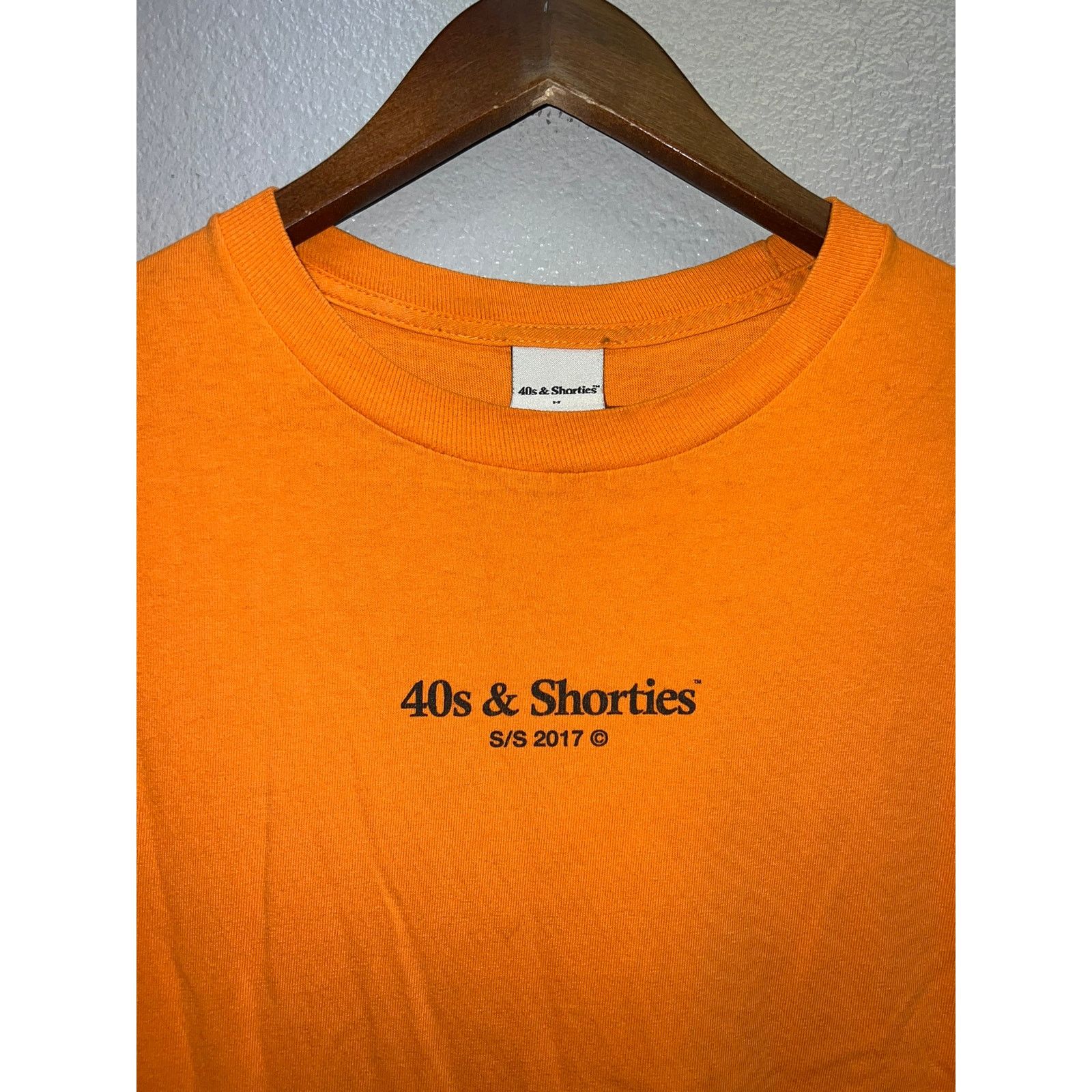 40's & Shorties 40s & Shorties Shirt Orange SS 2017 Graphic Tee Medium Size US M / EU 48-50 / 2 - 3 Thumbnail