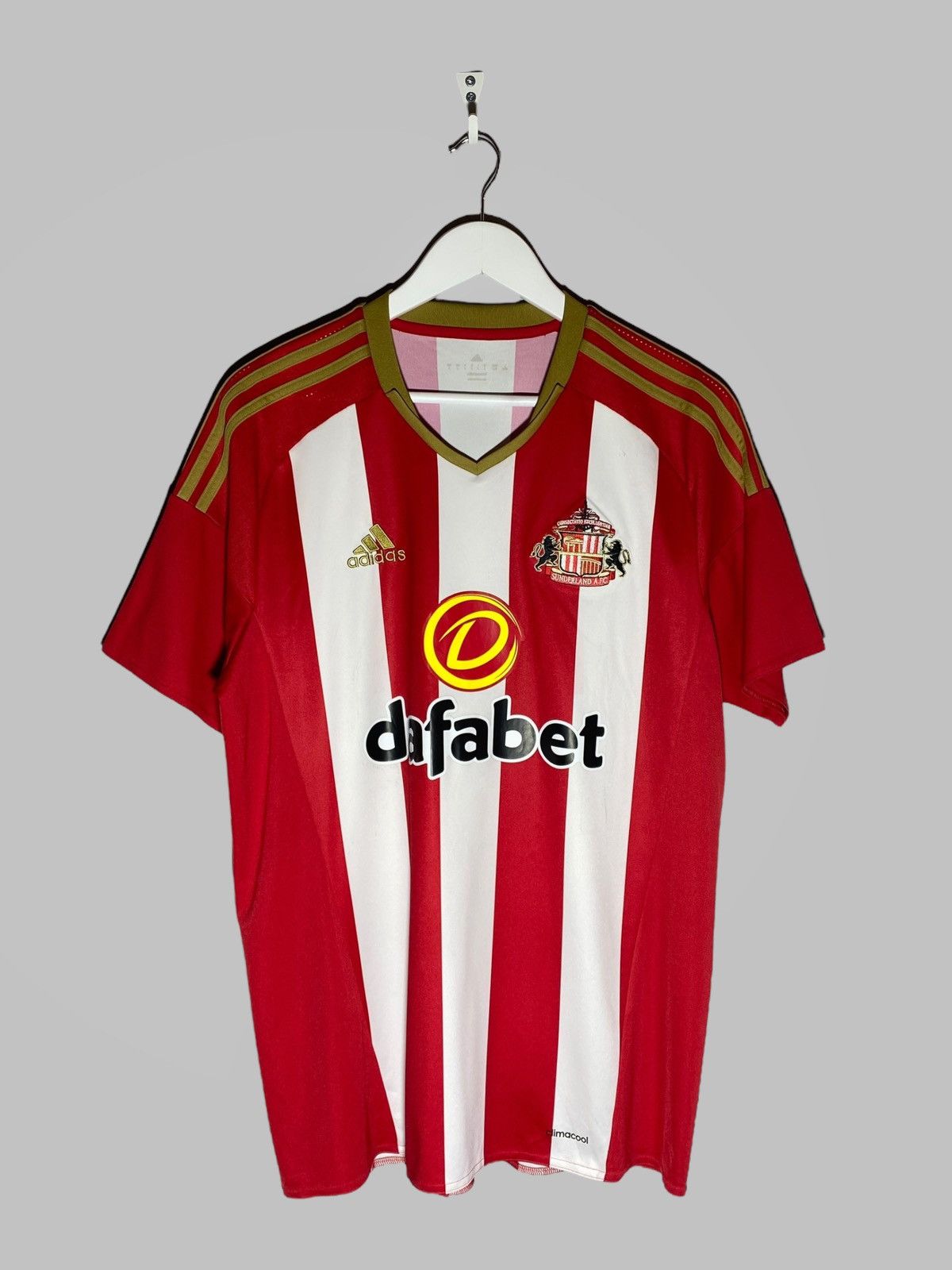 Adidas Adidas Sunderland AFC Stripped Football Shirt Blokecore Y2k Size US L / EU 52-54 / 3 - 1 Thumbnail
